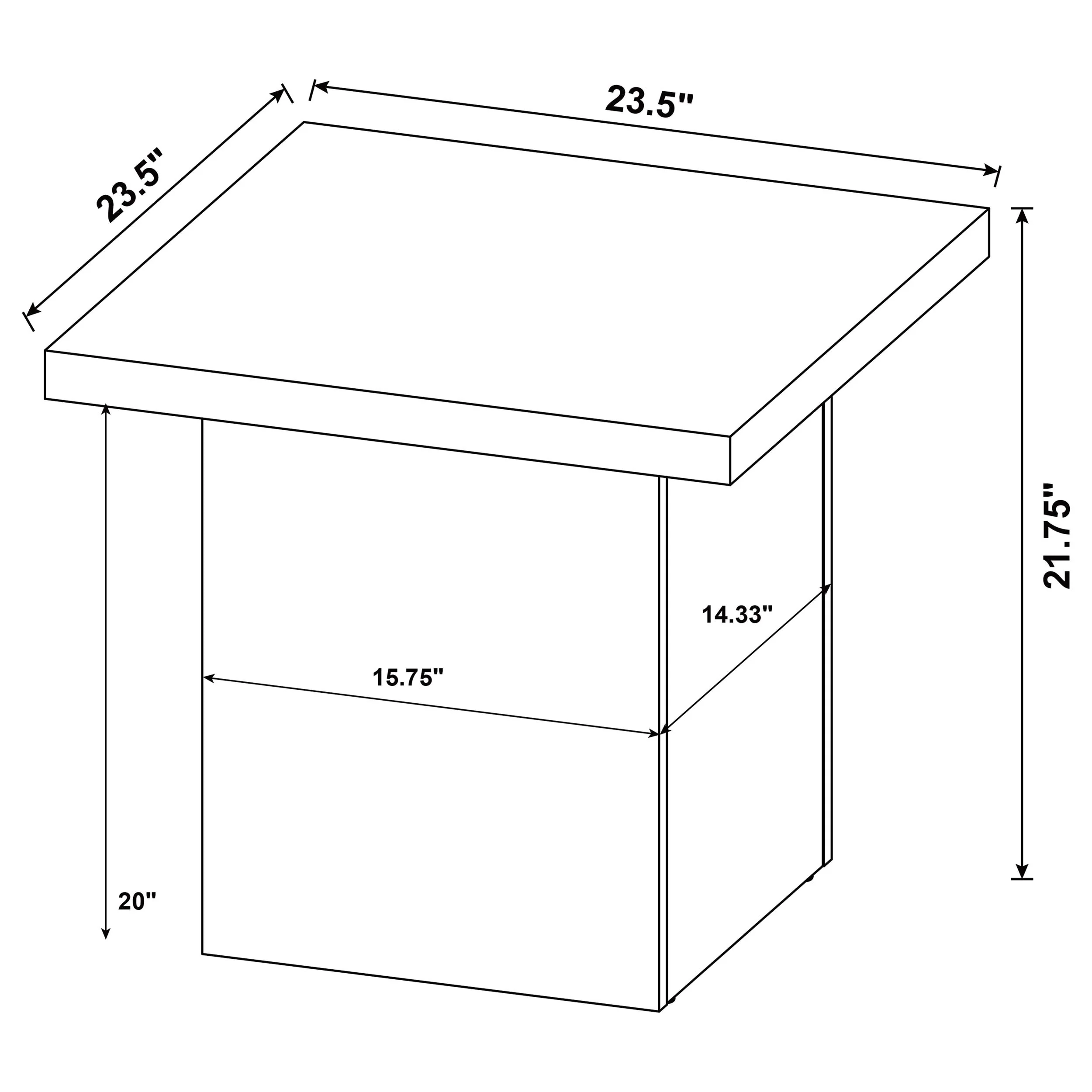 Devar Square Coffee and End Table Set - Image 122