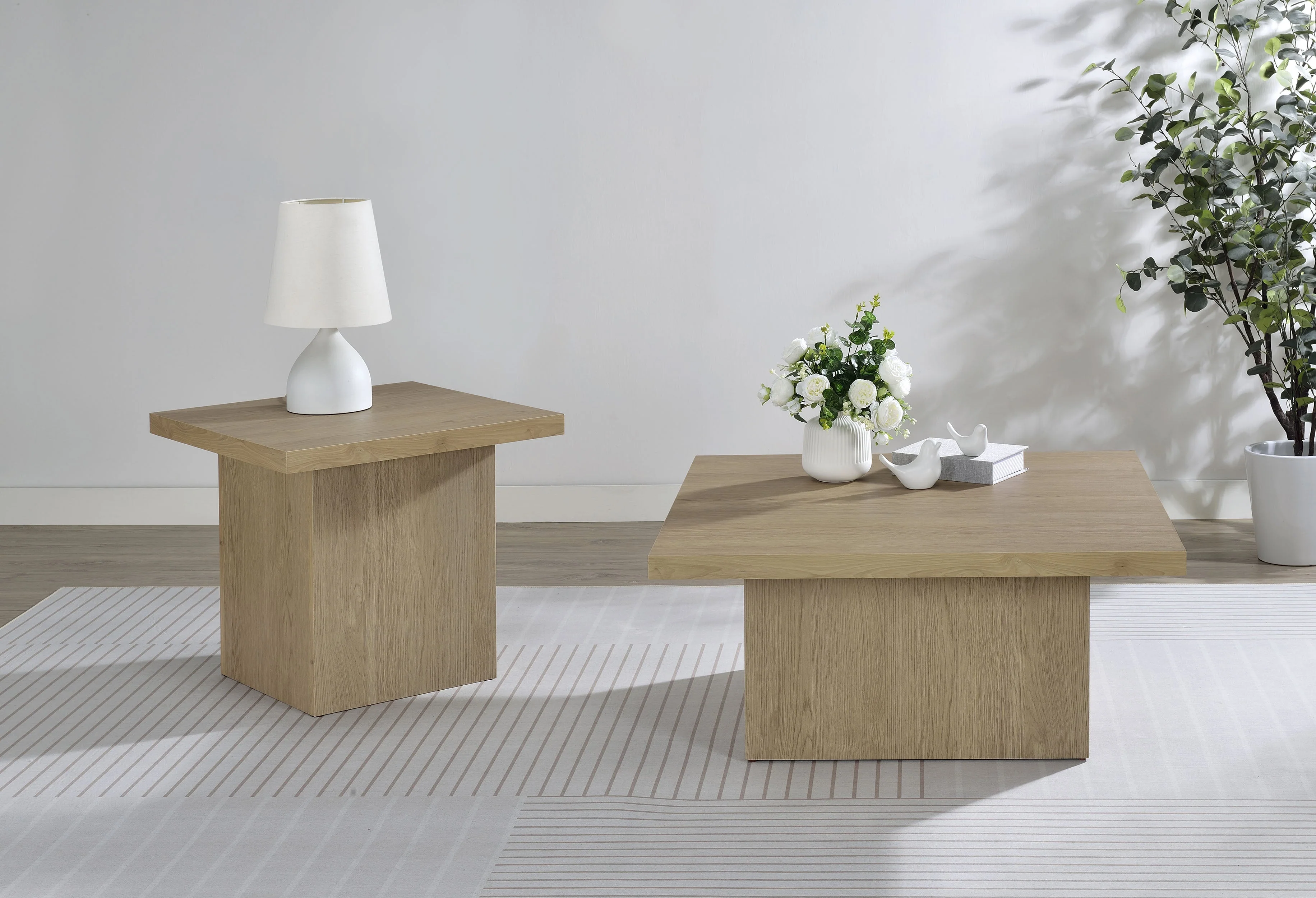 Devar Square Coffee and End Table Set - Image 17