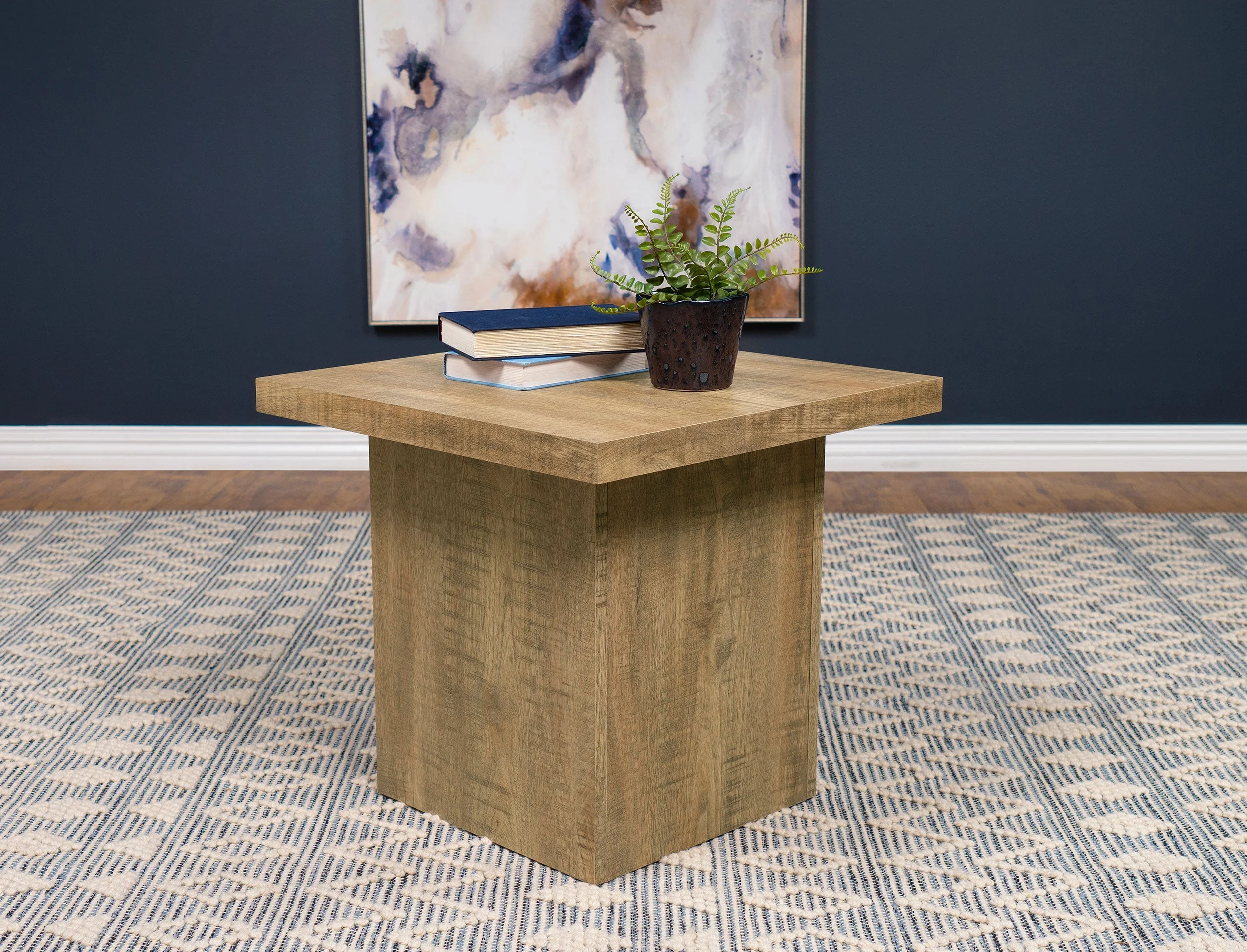 Devar Square Engineered Wood End Table - Image 13