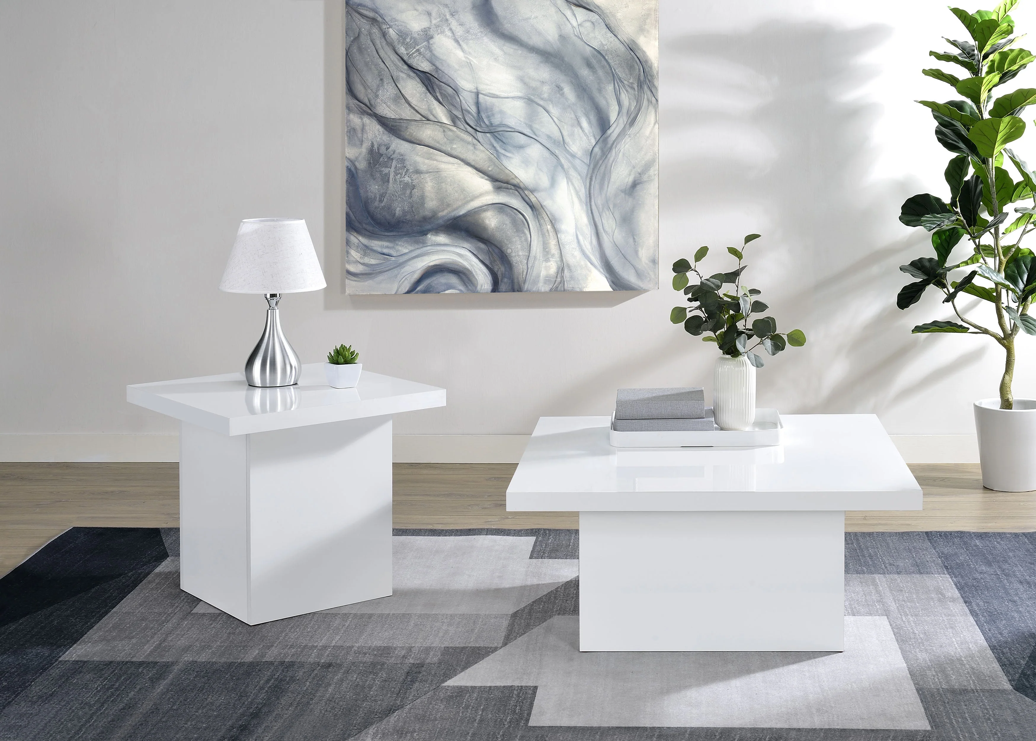Devar Square Engineered Wood End Table - Image 58