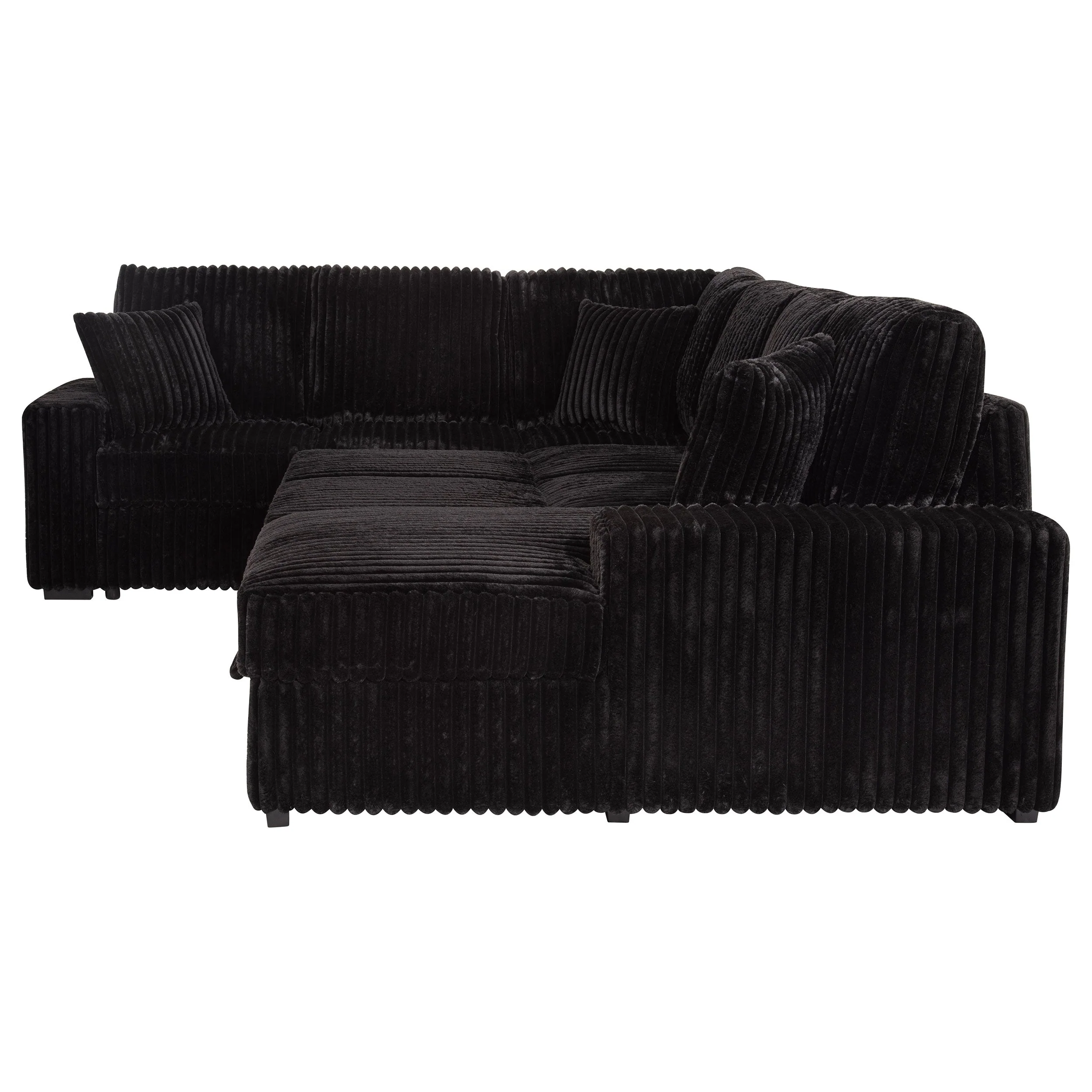 Devonshire Sleeper Sectional Sofa Storage Chaise - Image 33