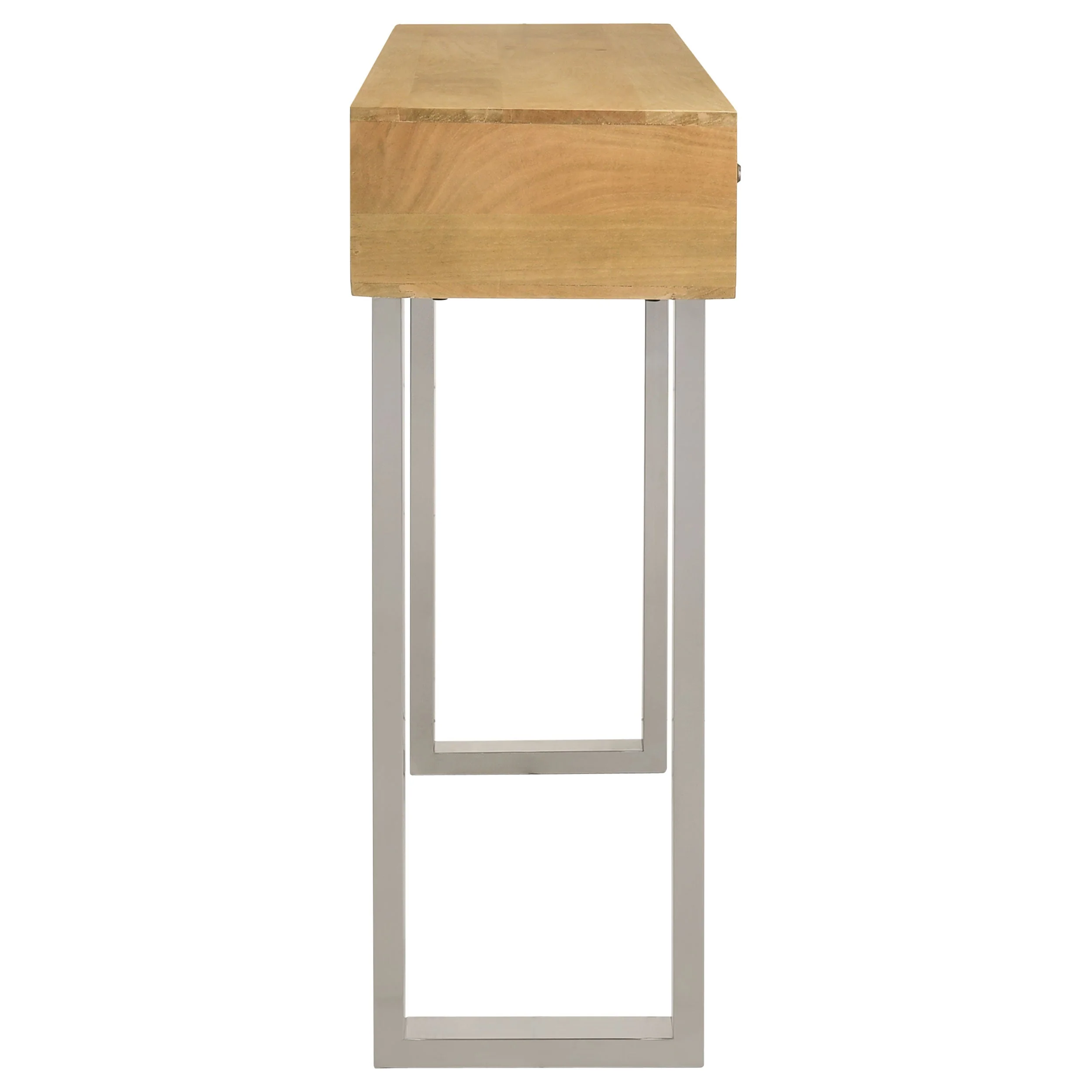 Draco 2-drawer Console Table Hand Carved Details Natural - Image 7