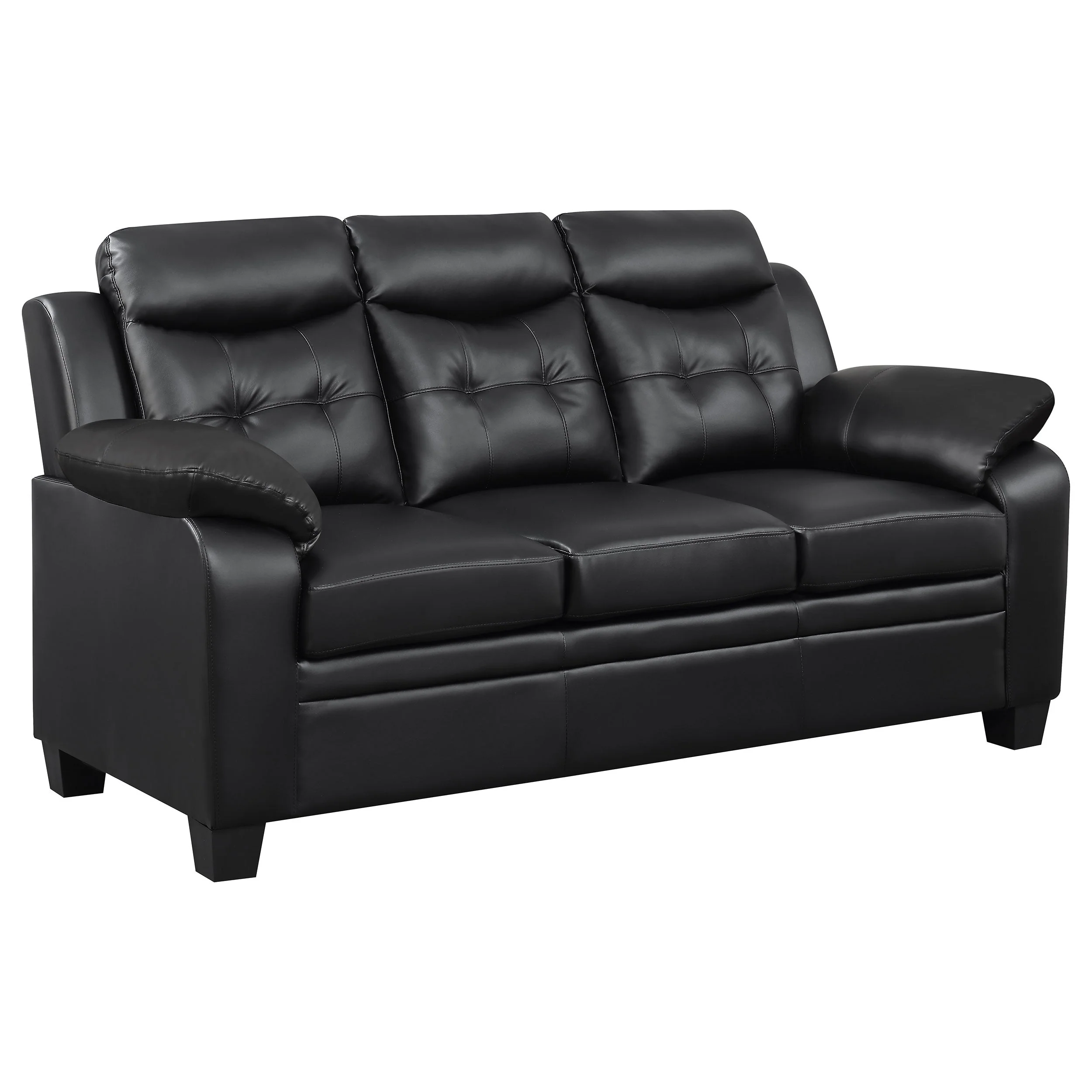 Finley Upholstered Padded Arm Tufted Sofa Set - Image 8