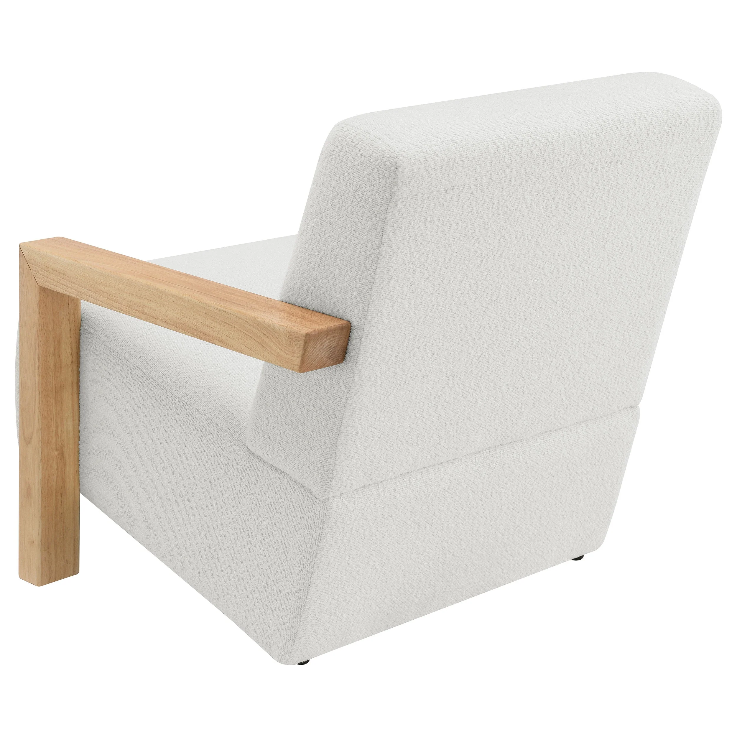 Fitzroy Faux Fur Upholstered Chair Solid Wood Arms - Image 20
