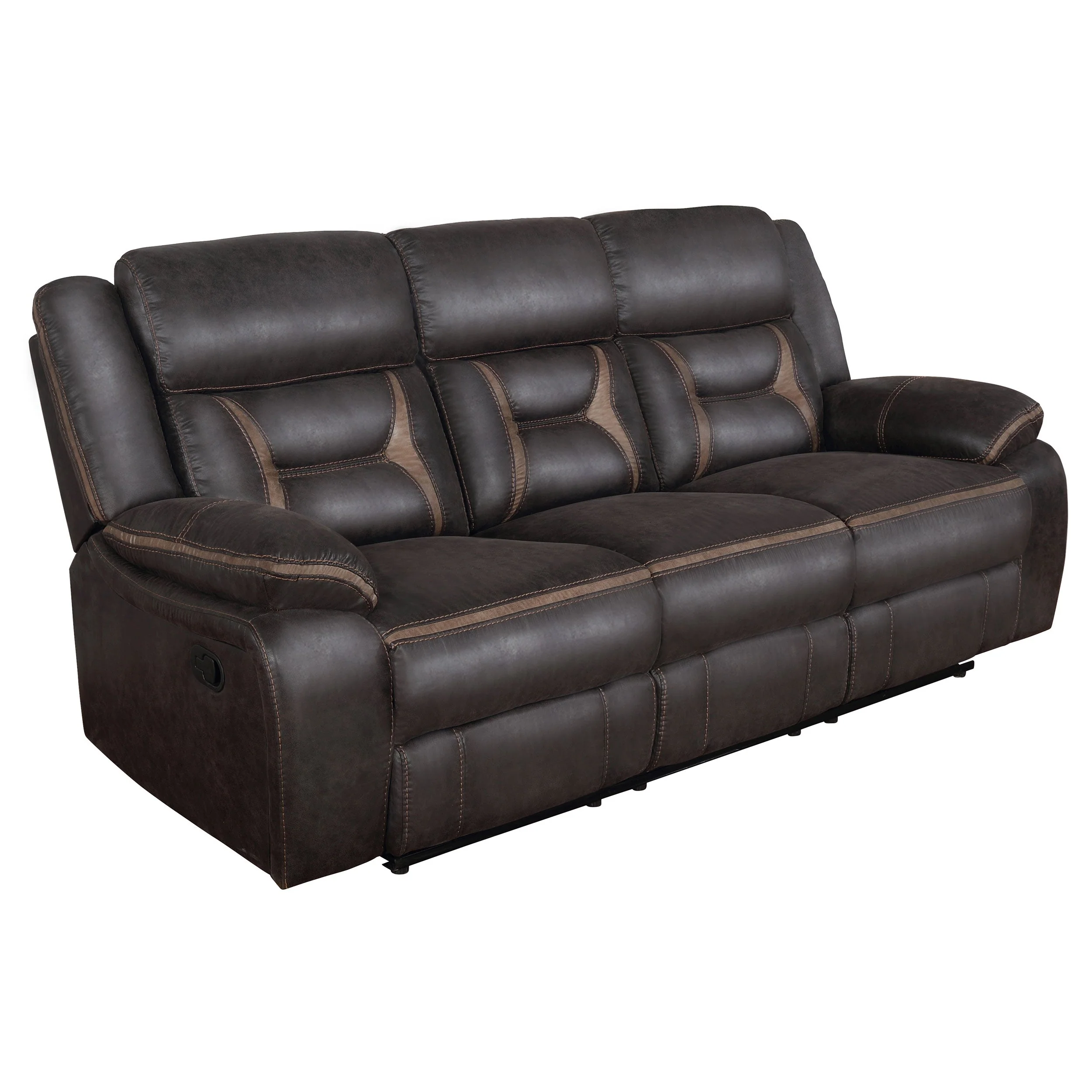 Greer Upholstered Motion Reclining Sofa - Image 4