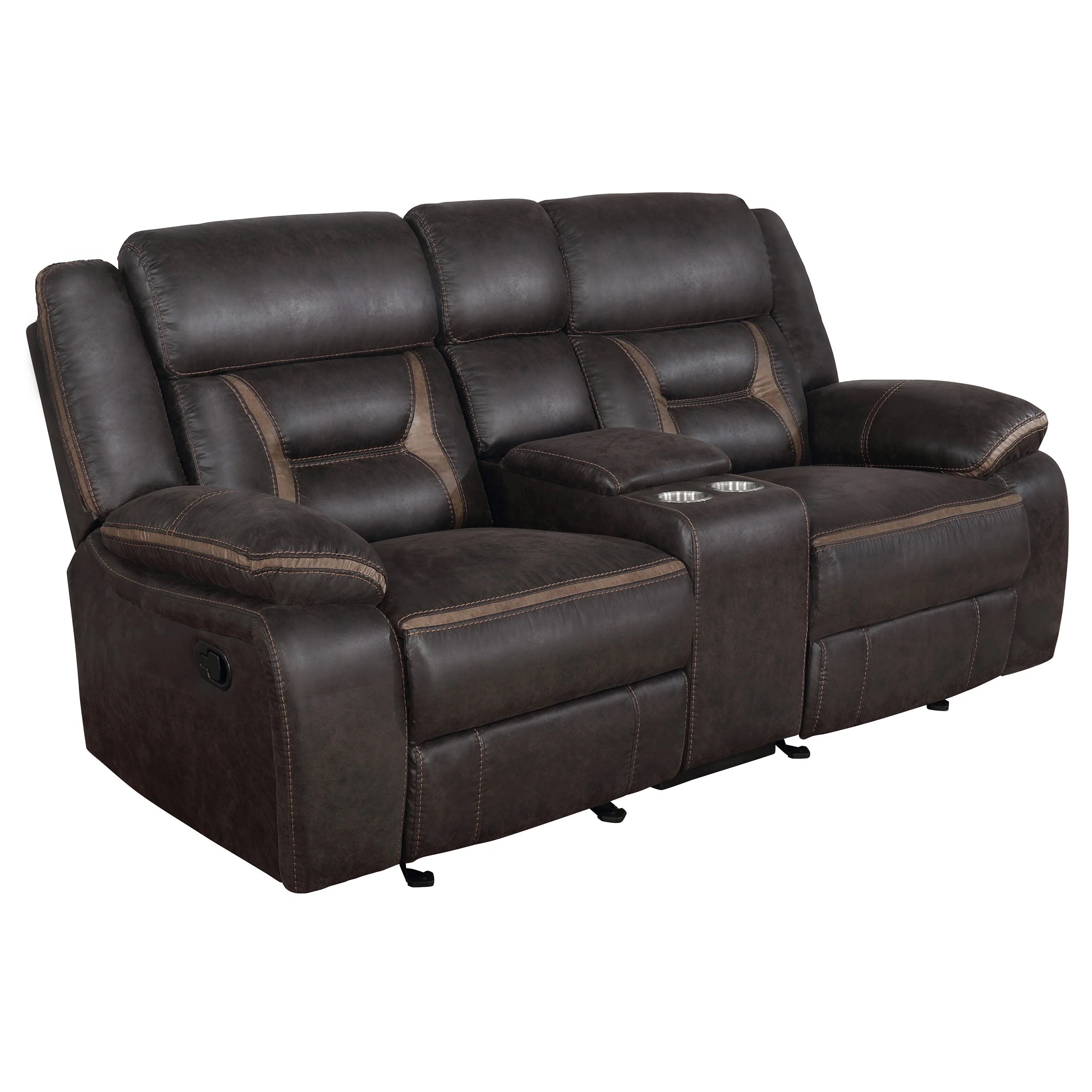 Greer Upholstered Reclining Sofa Set - Image 23