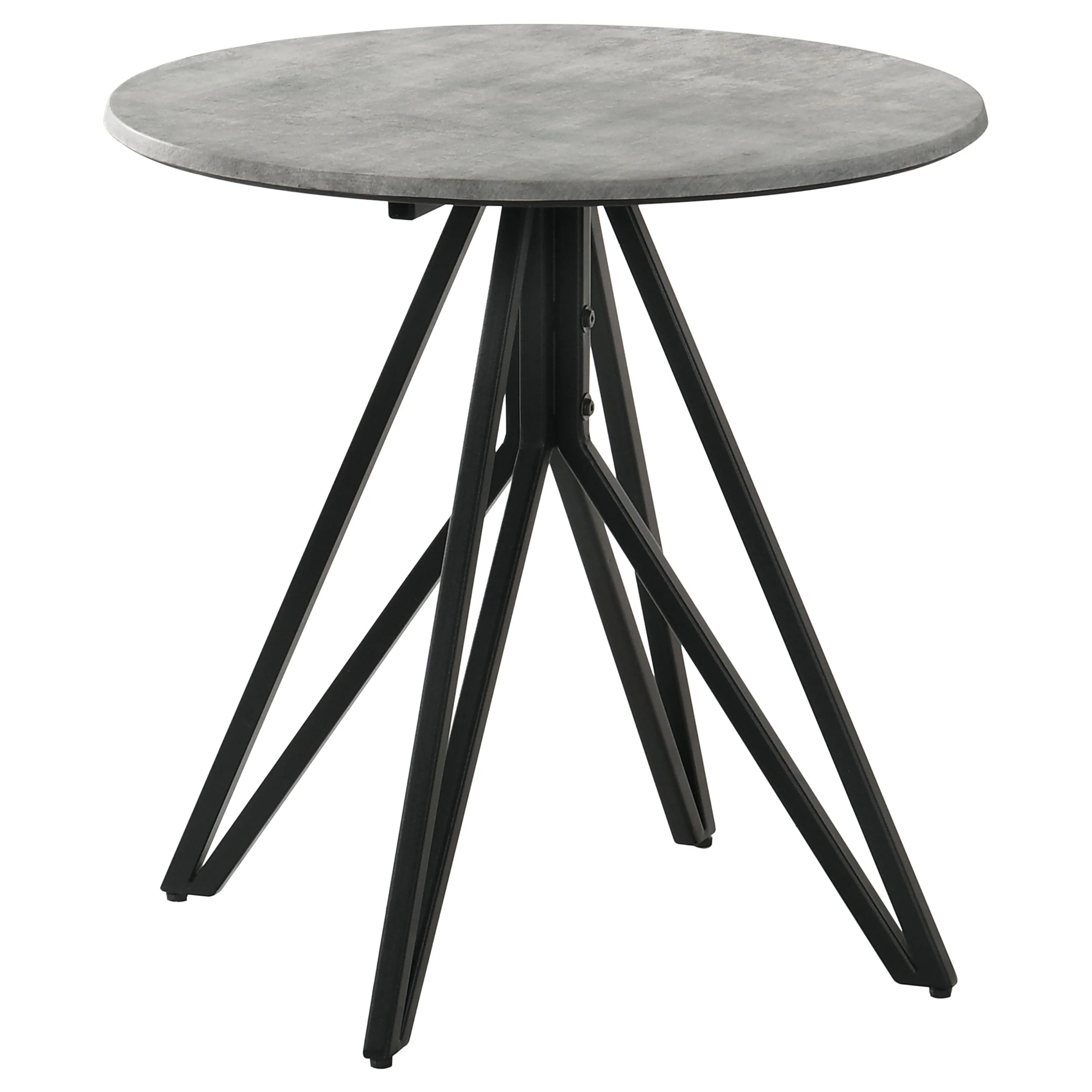 Hadi Round SmartTop Coffee and End Table Set Cement - Image 7