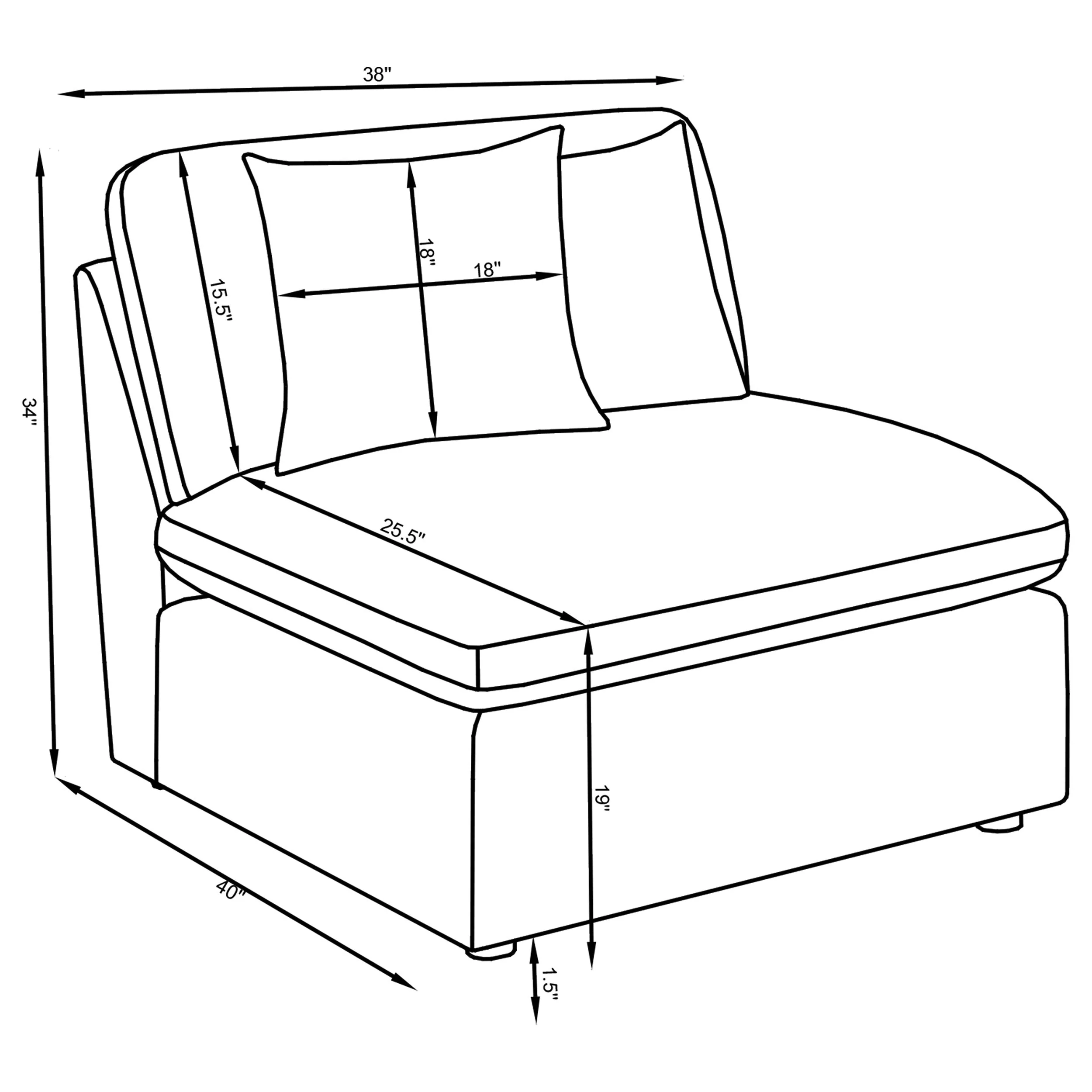 Hobson Upholstered Modular Sectional Sofa - Image 36