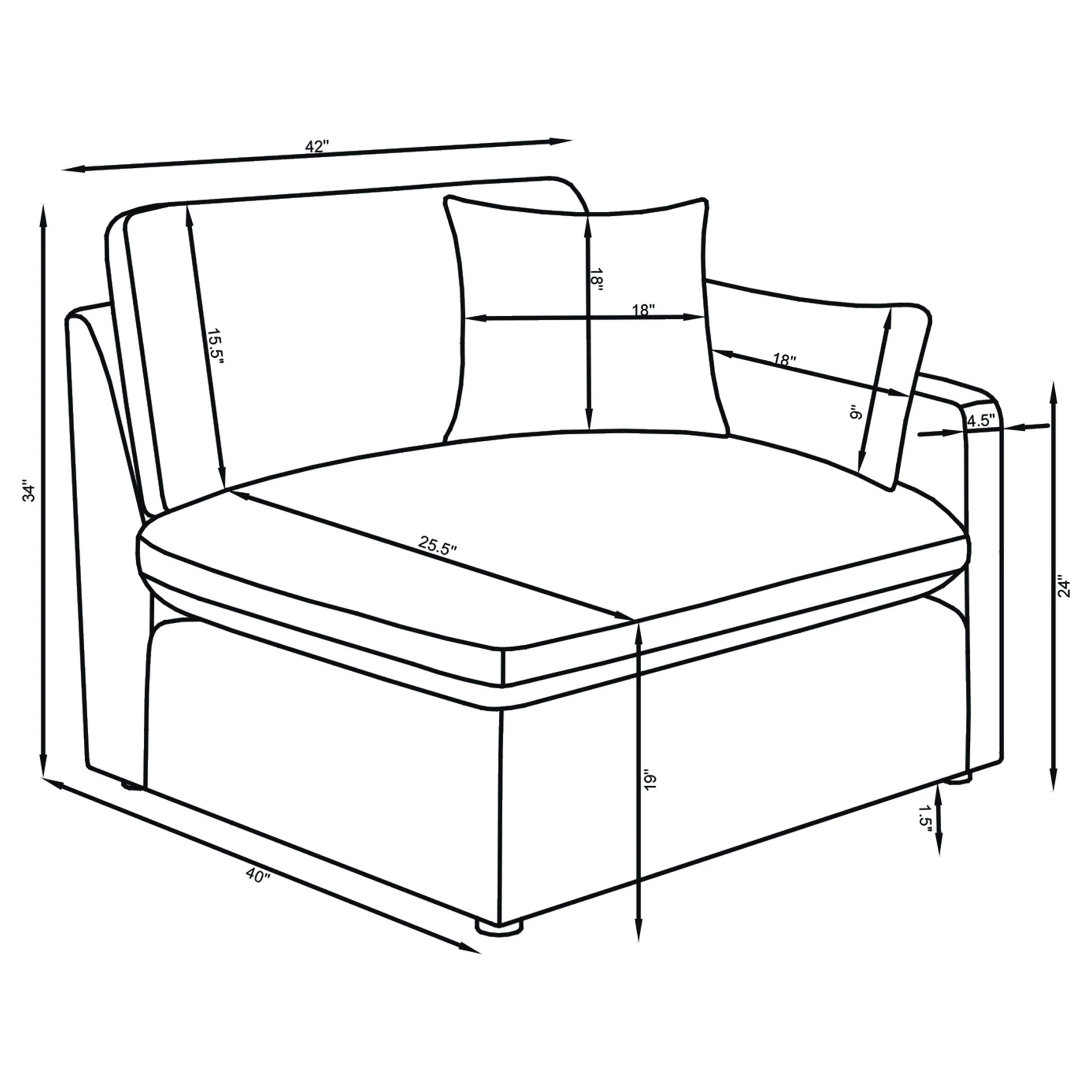 Hobson Upholstered Modular Sectional Sofa - Image 46