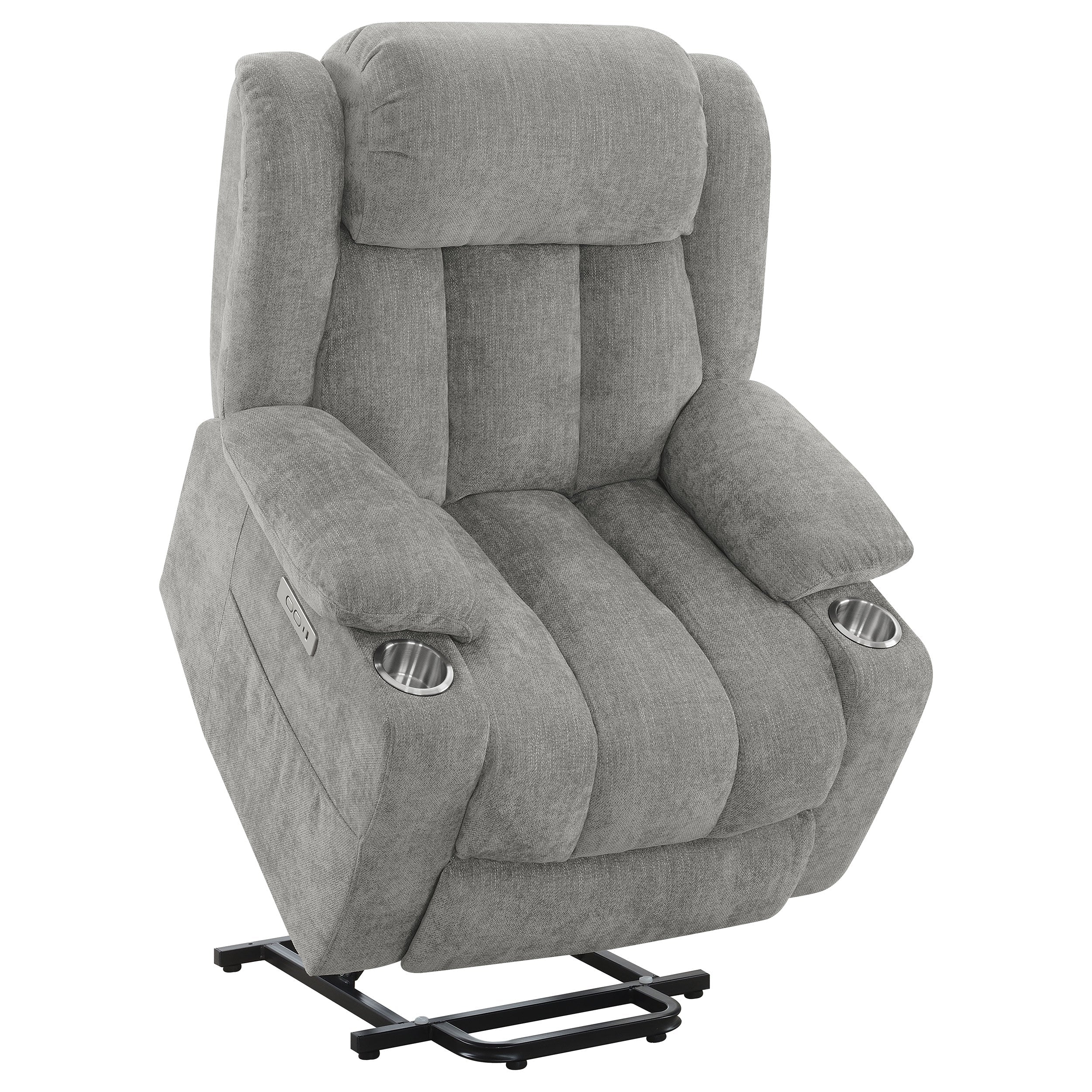 Houston Upholstered Power Lift Recliner Chair - Image 27