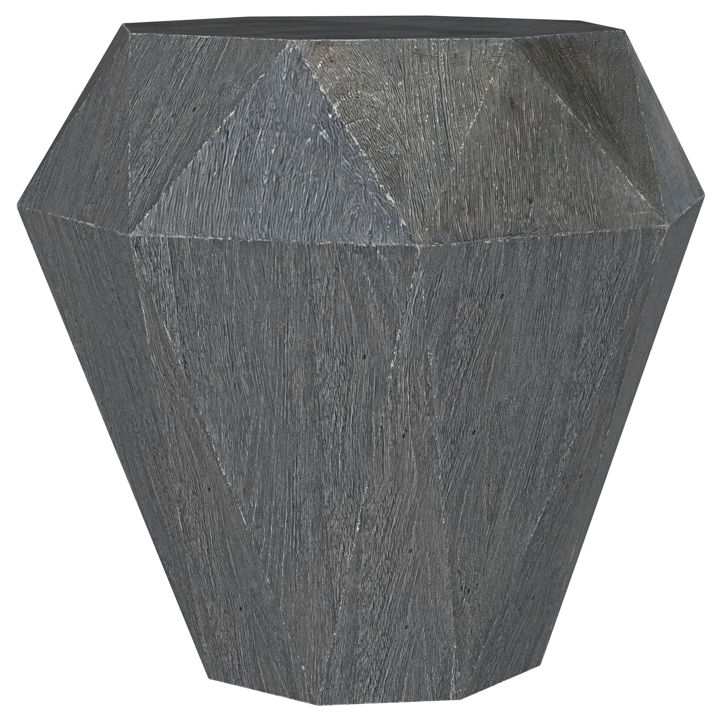 Jacinto Octagonal Solid Wood Side Table - Image 4