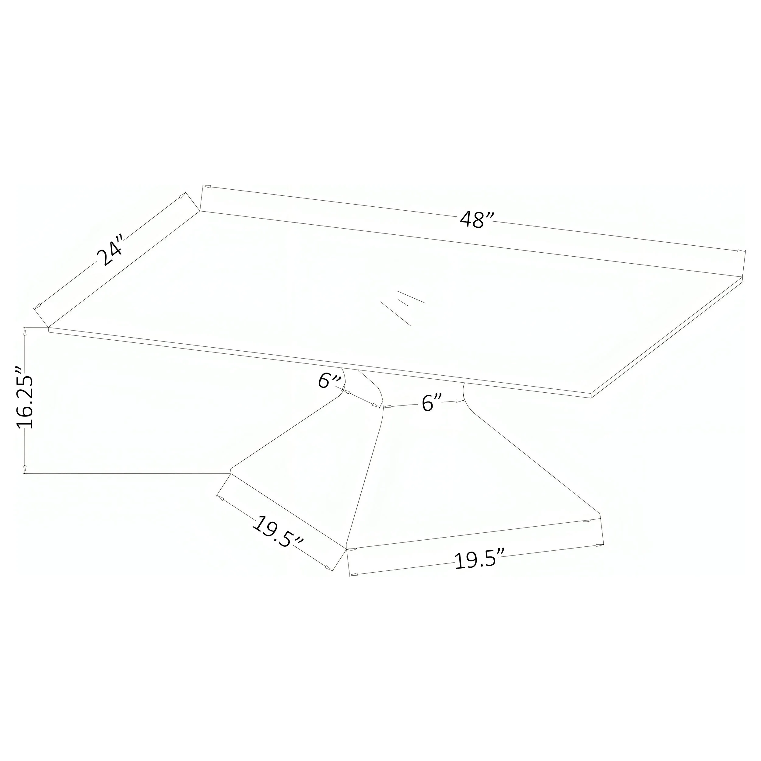 Jenny Rectangular Coffee and End Table Set Chrome - Image 15