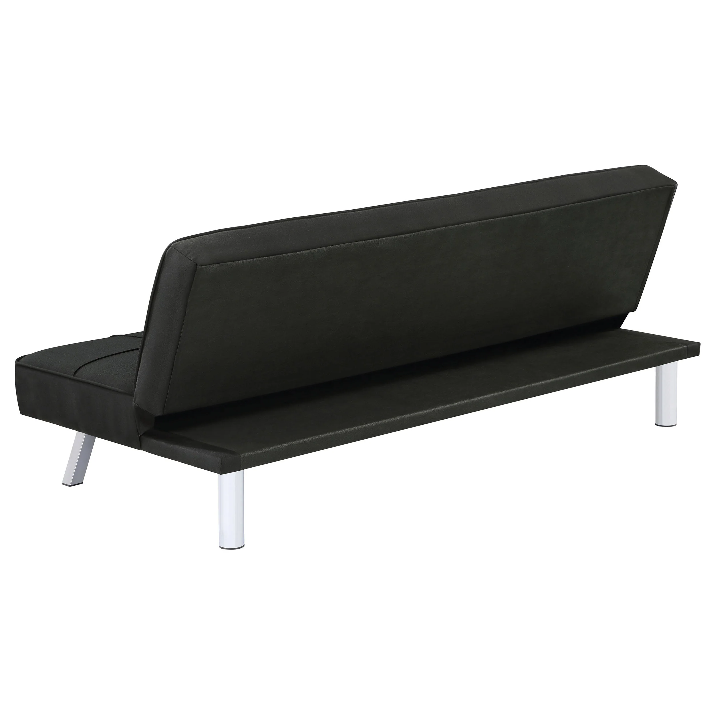 Joel Upholstered Tufted Convertible Sofa Bed Black - Image 7
