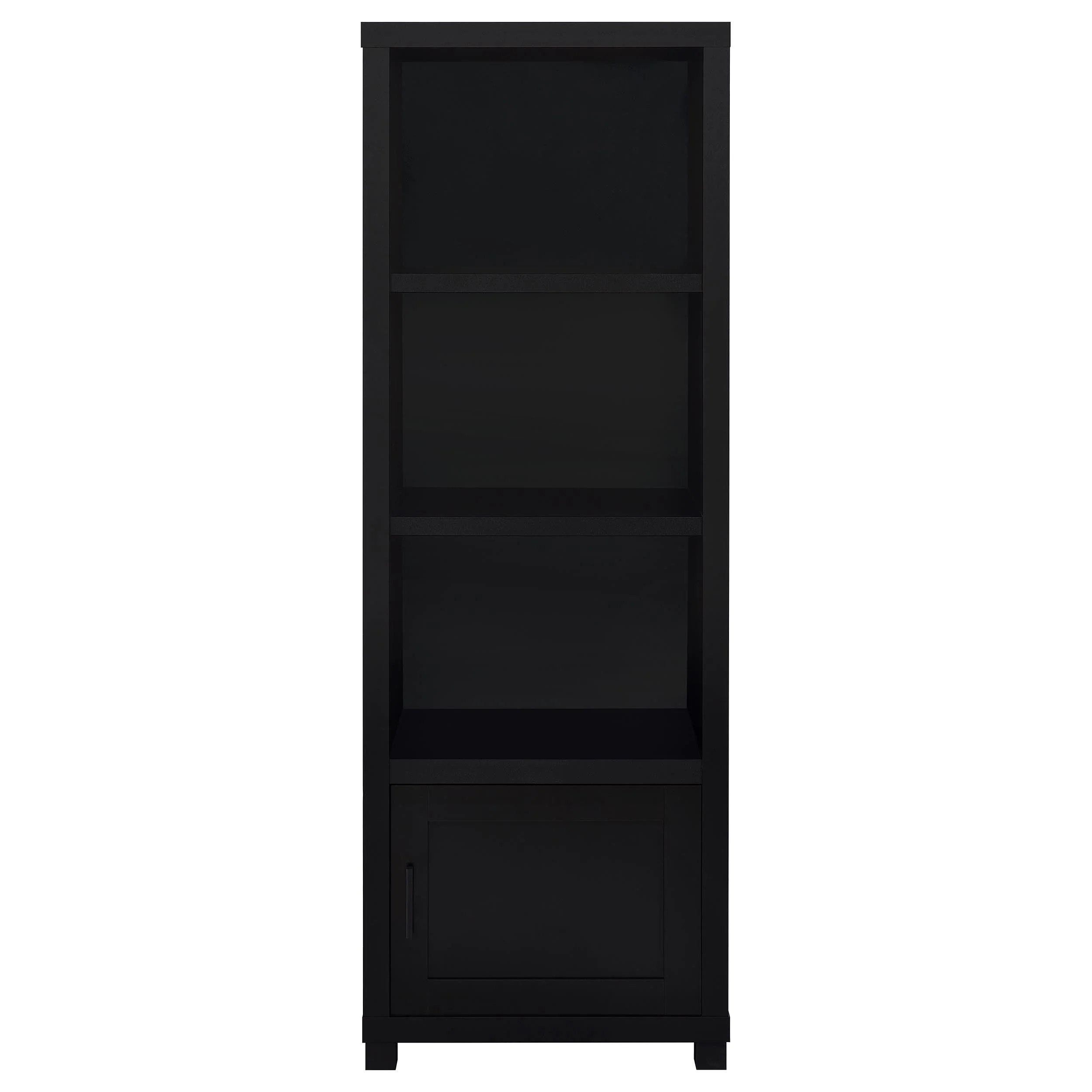 Jupiter 3-shelf Engineered Wood Media Tower Black - Image 5