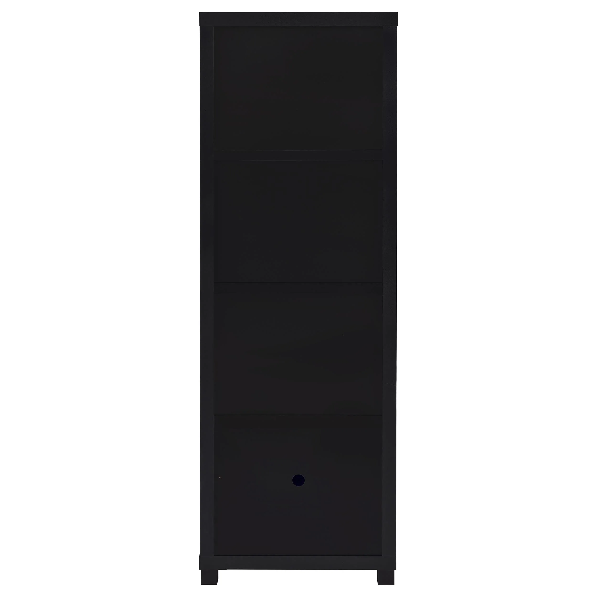 Jupiter 3-shelf Engineered Wood Media Tower Black - Image 8