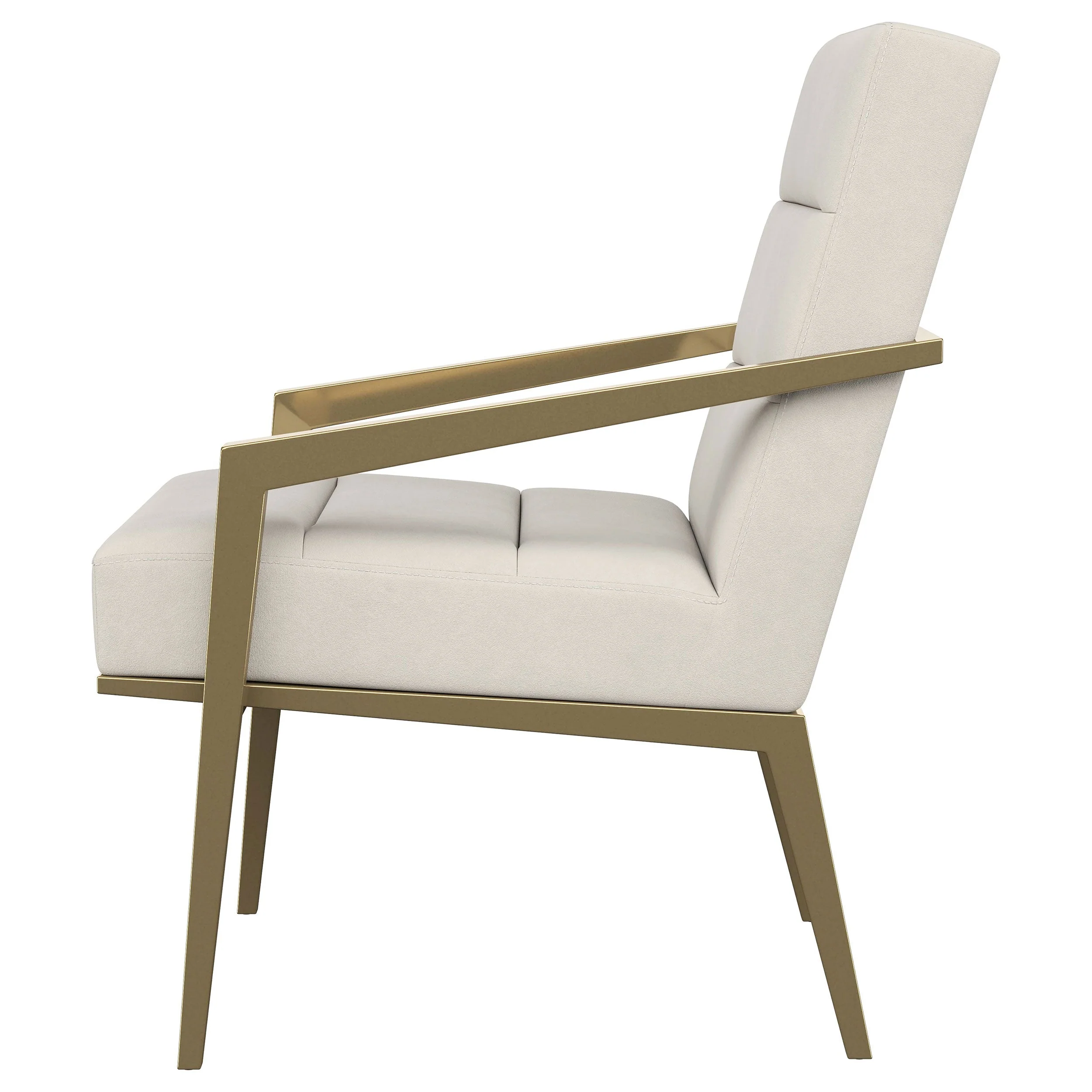 Kirra Upholstered Metal Arm Accent Chair - Image 11