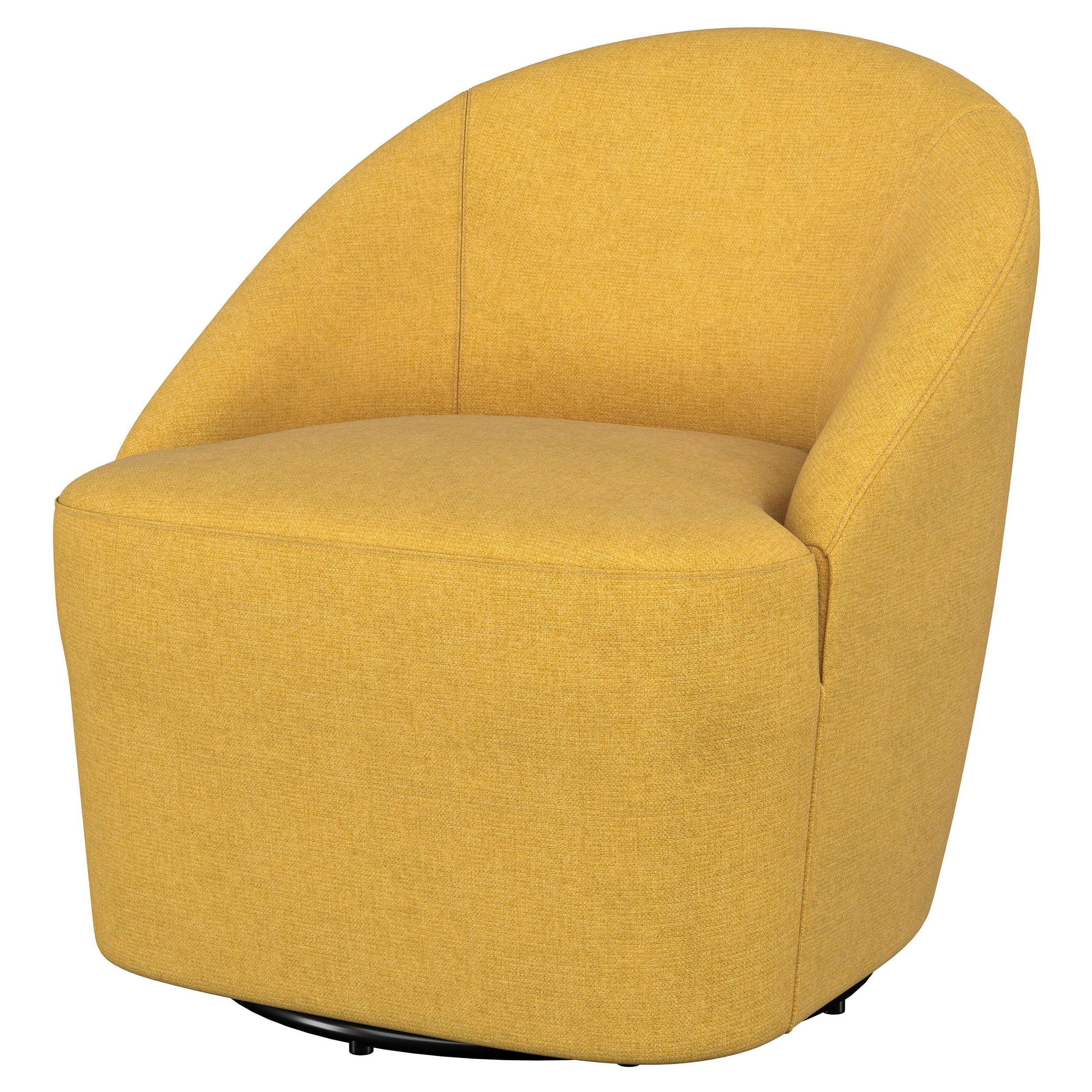 Leon Upholstered Accent Swivel Chair - Image 10