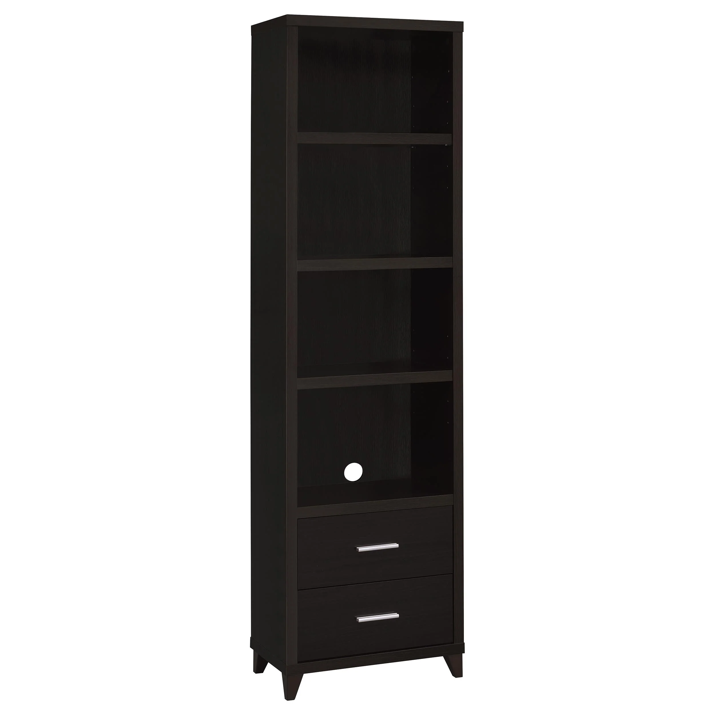 Lewes 4-piece 60-inch TV Entertainment Center Cappuccino - Image 10