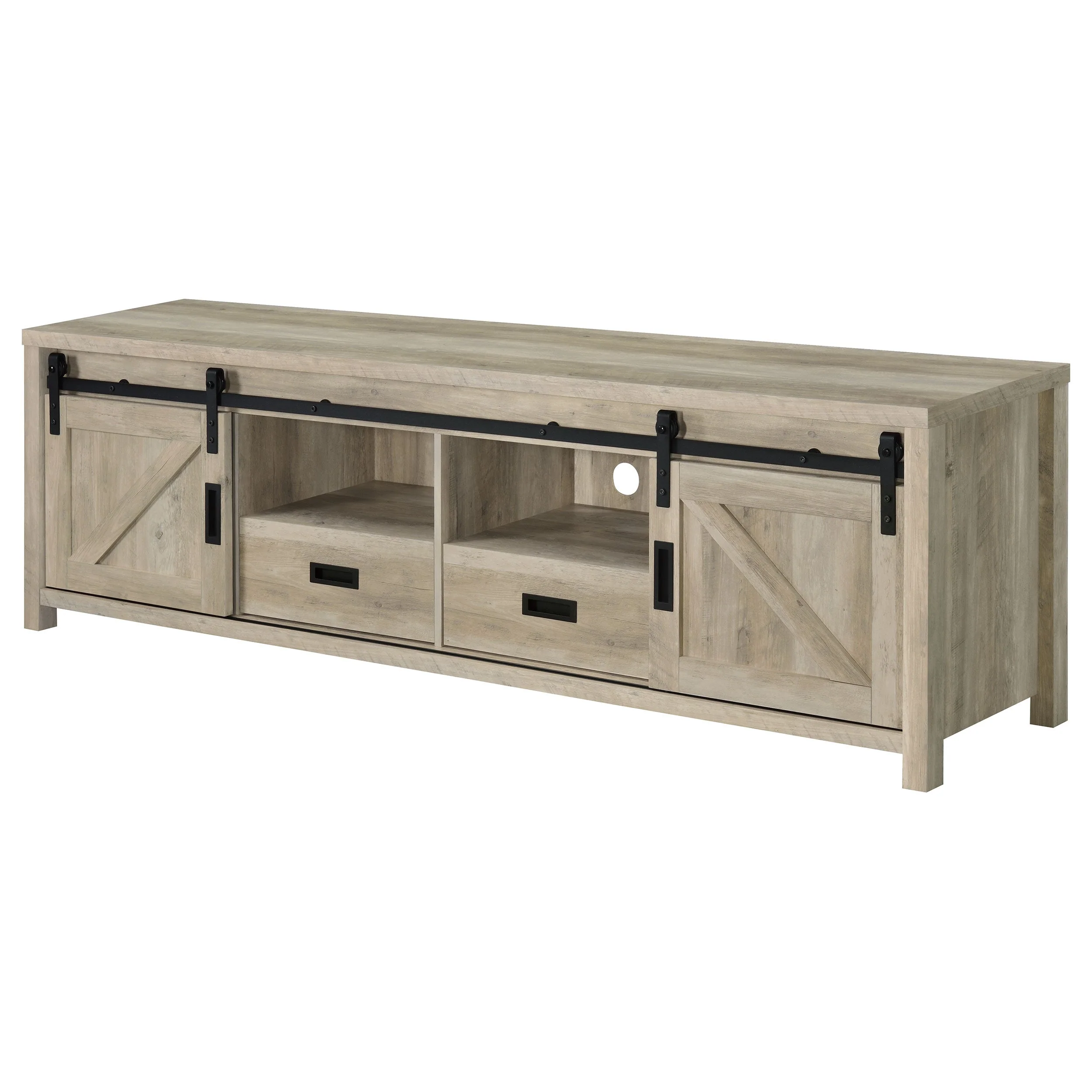 Madra 2-door Engineered Wood 79-inch TV Stand - Image 13