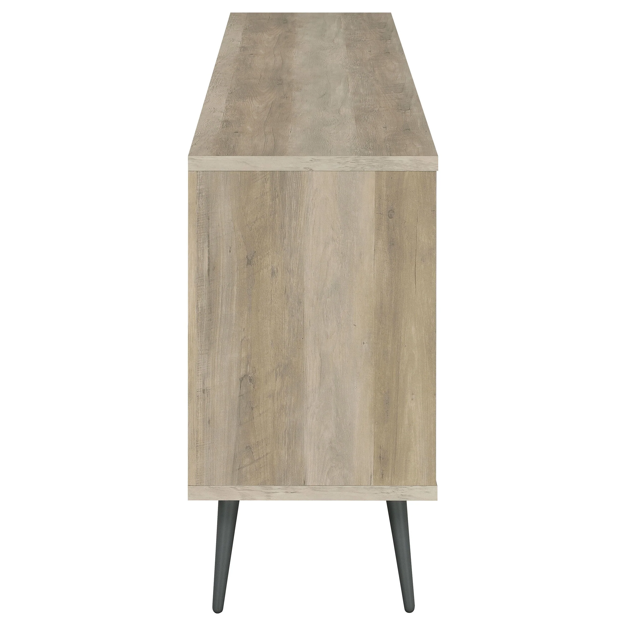 Maeve 2-door Engineered Wood Cabinet Antique Pine and Grey - Image 10