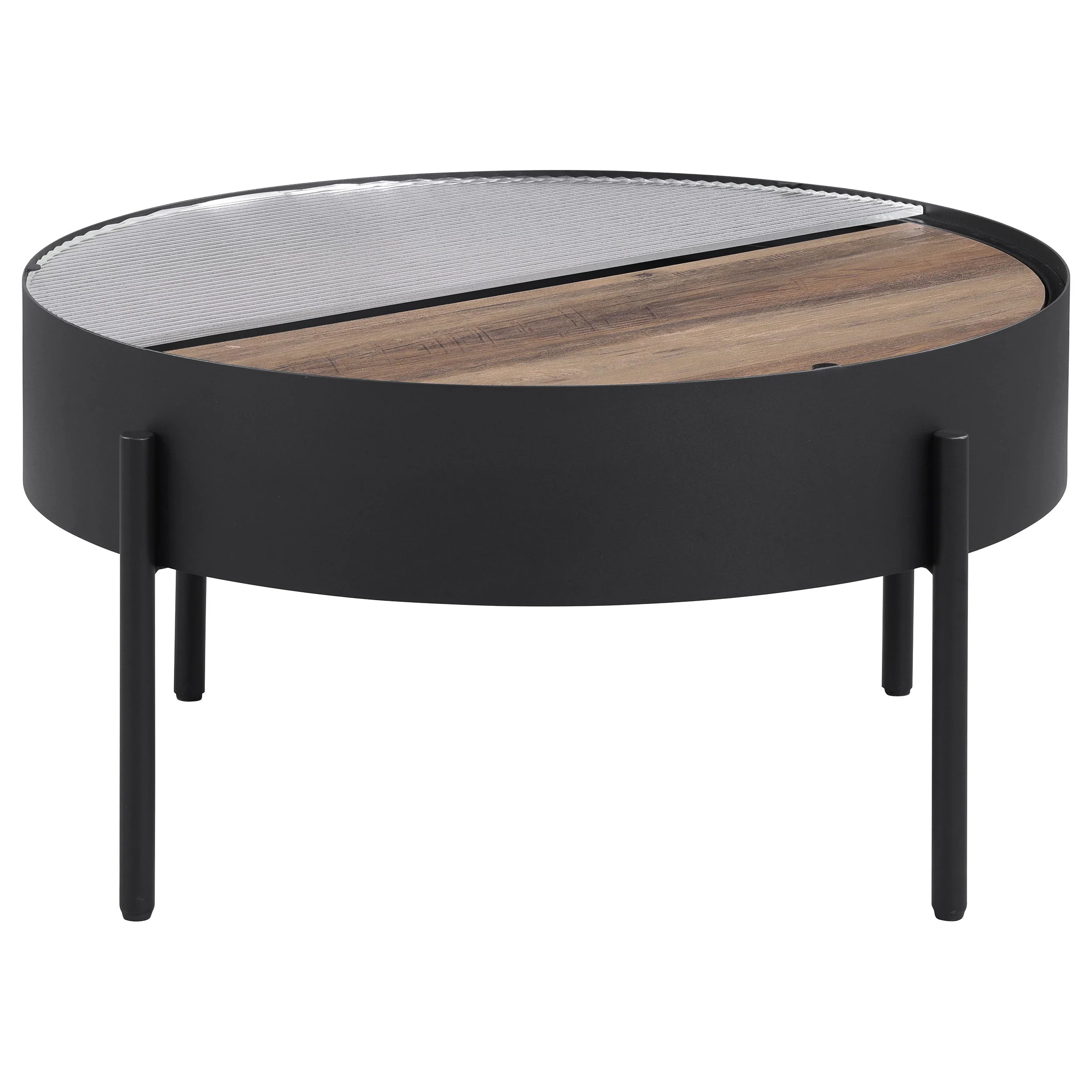 Ozella Round Coffee and End Table Set Sandy - Image 18