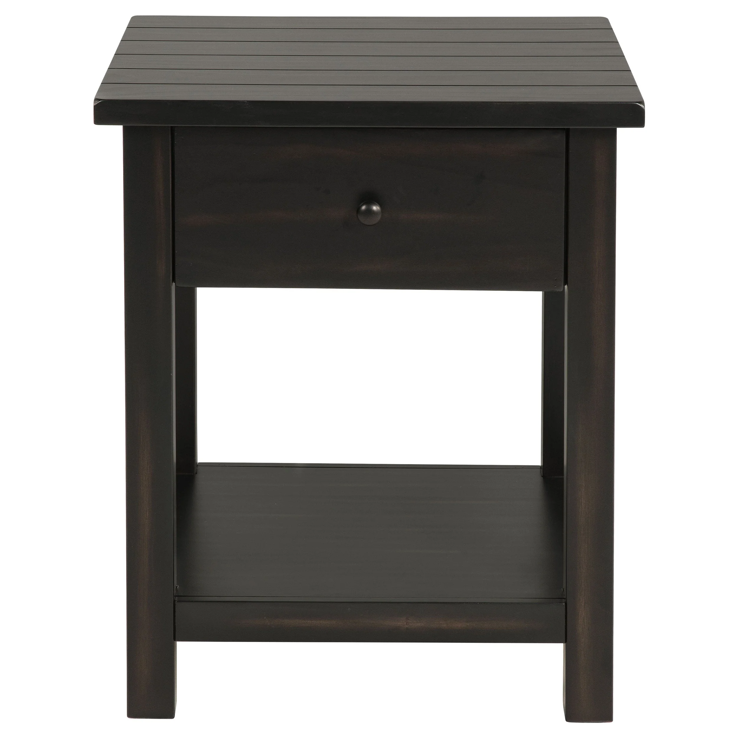 Payne 1-drawer Wood End Table with Shelf - Image 15