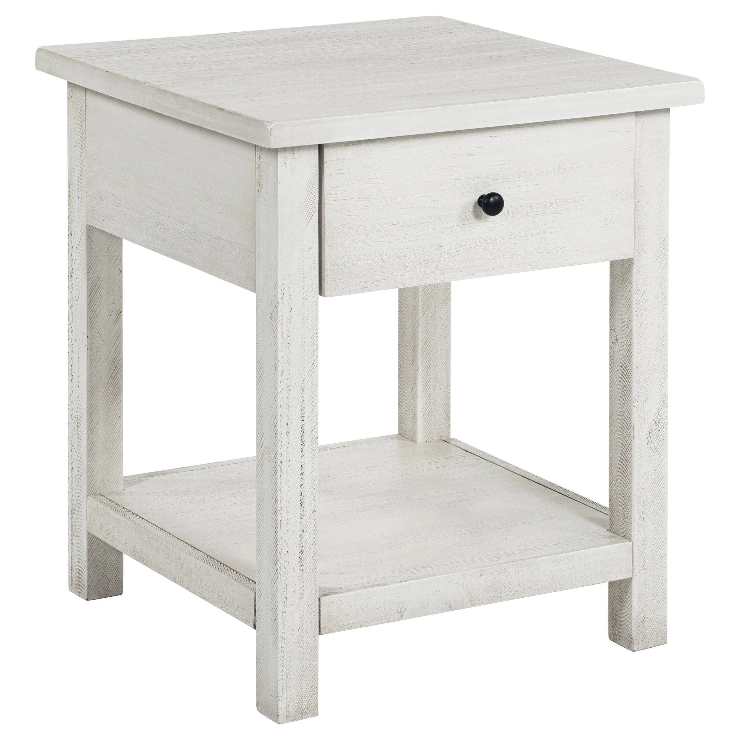 Payne 1-drawer Wood End Table with Shelf - Image 5