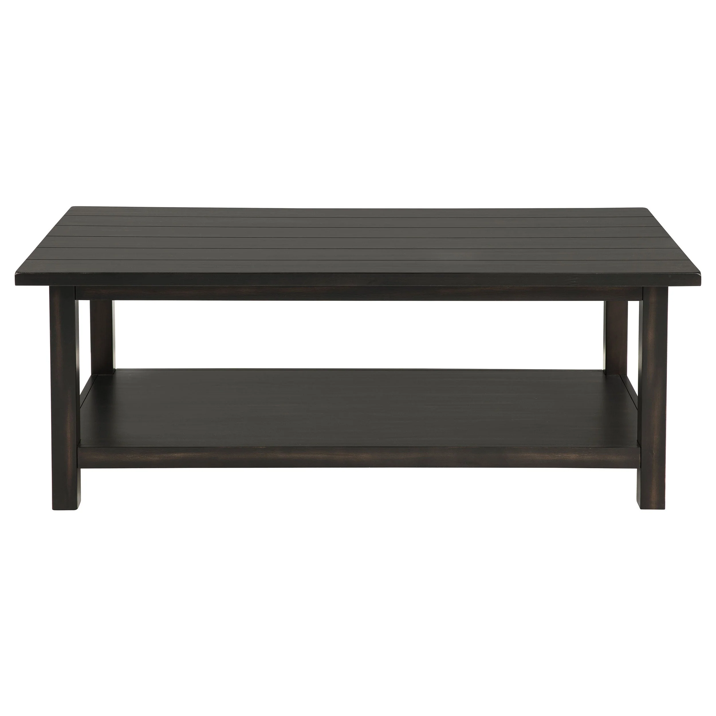 Payne Wood Coffee Table with Shelf - Image 12
