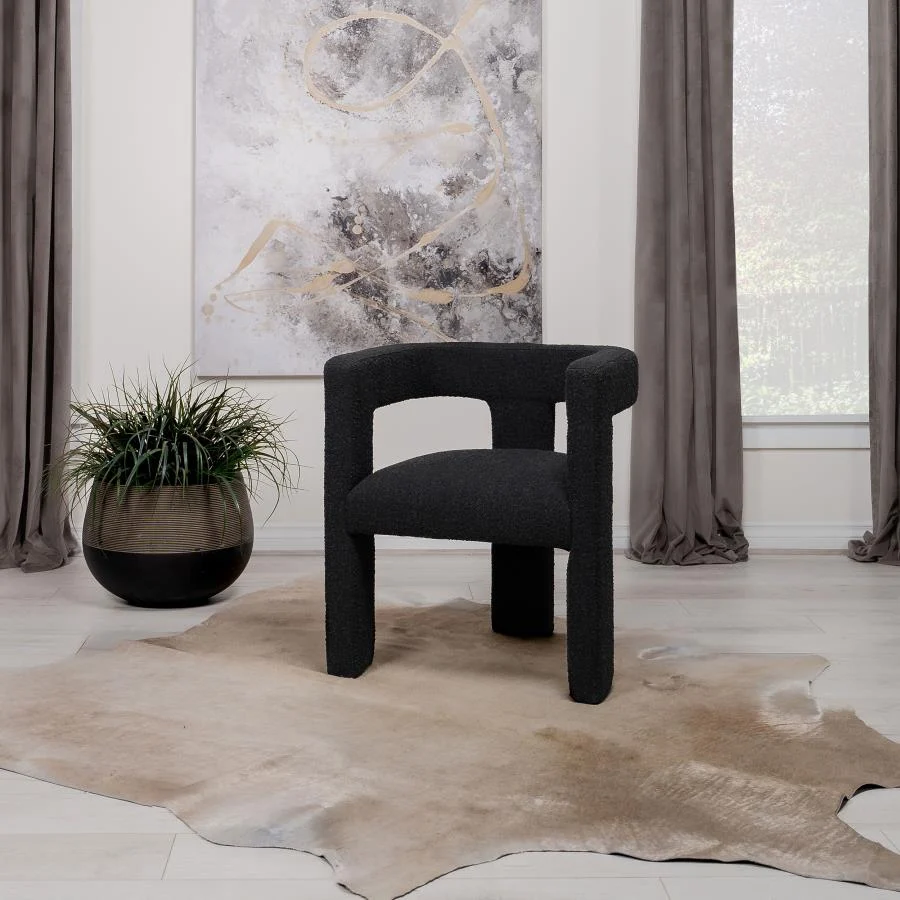 Petra Boucle Upholstered Accent Side Chair - Image 3