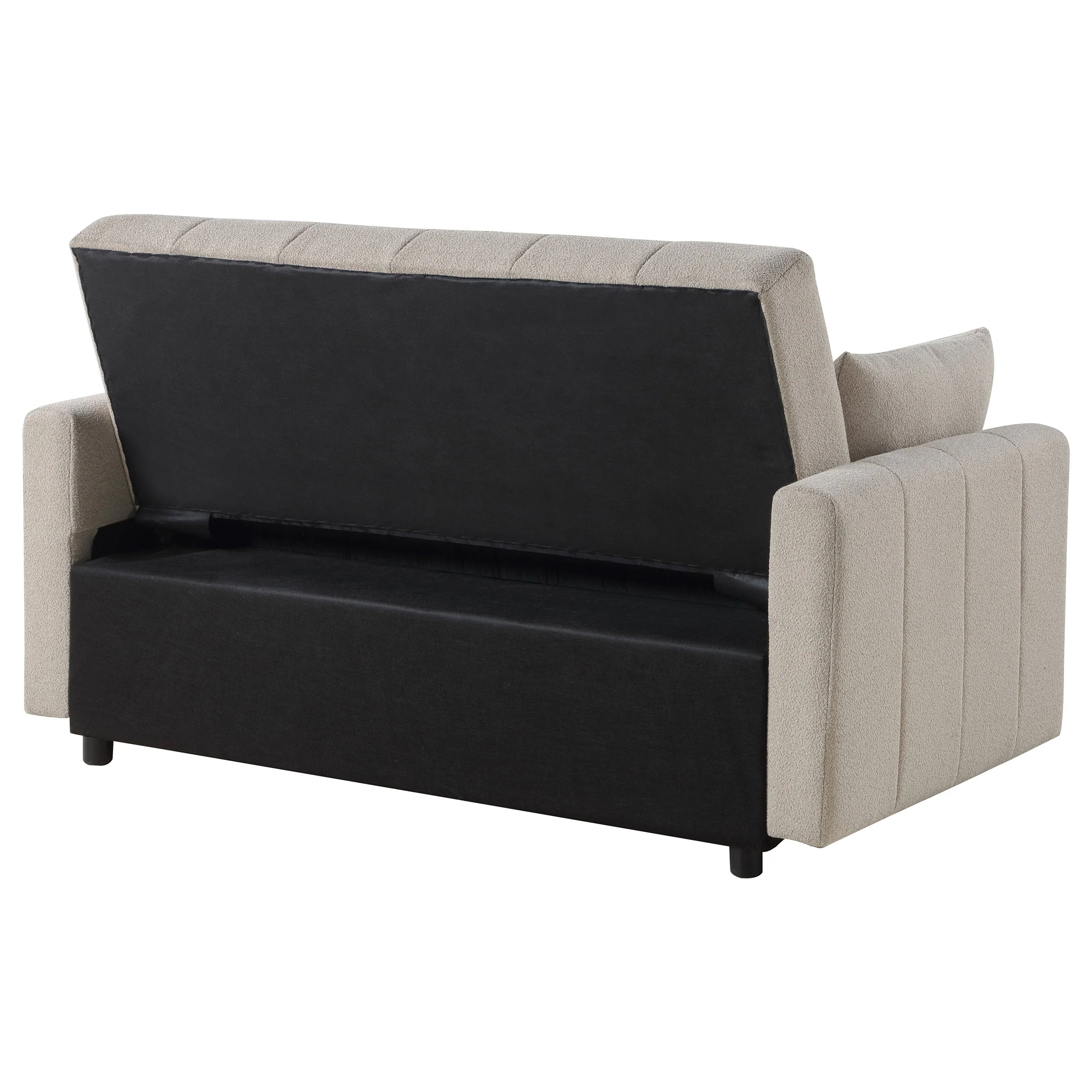 Portland Boucle Upholstered Sleeper Sofa Bed - Image 23