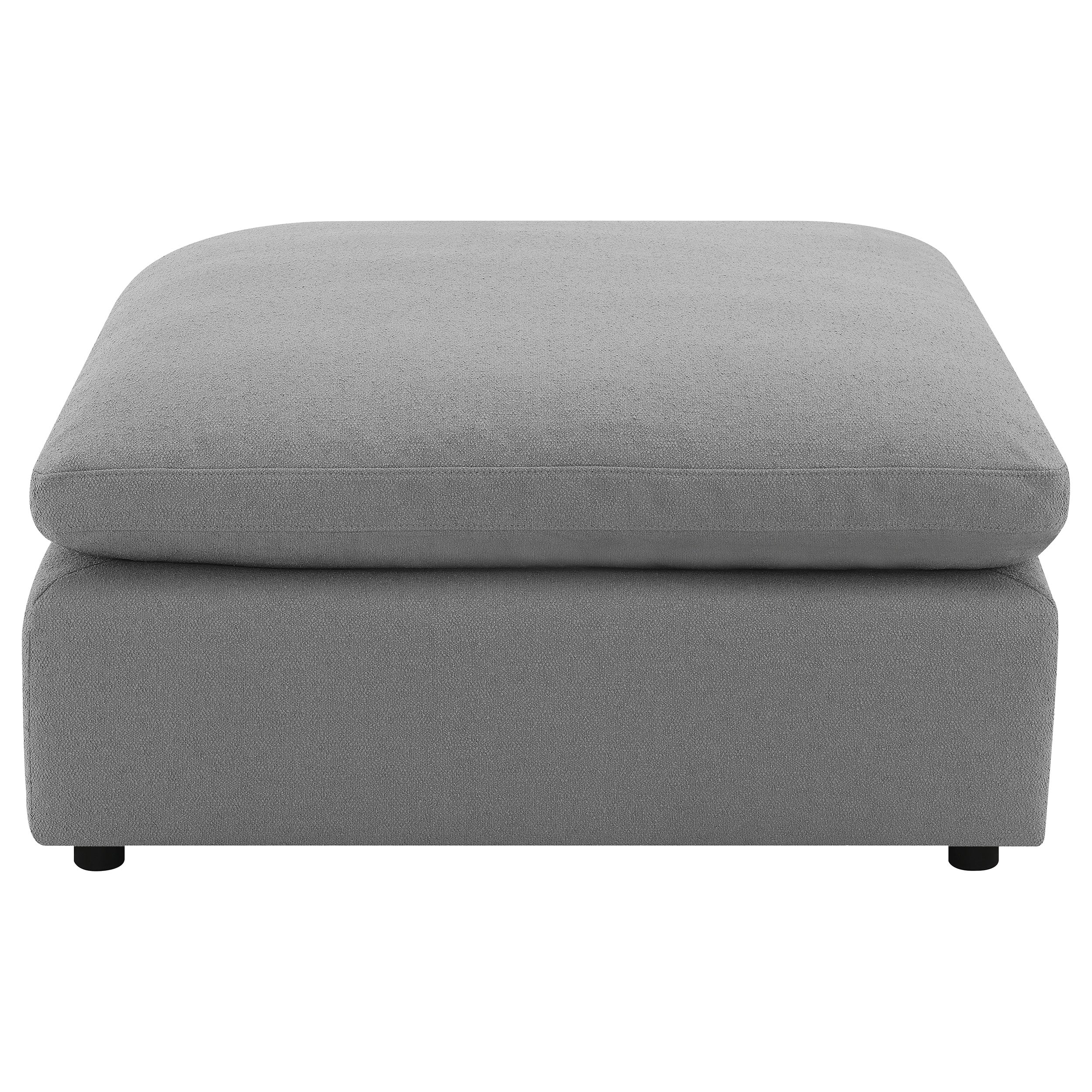 Raleigh Boucle Upholstered Ottoman - Image 8