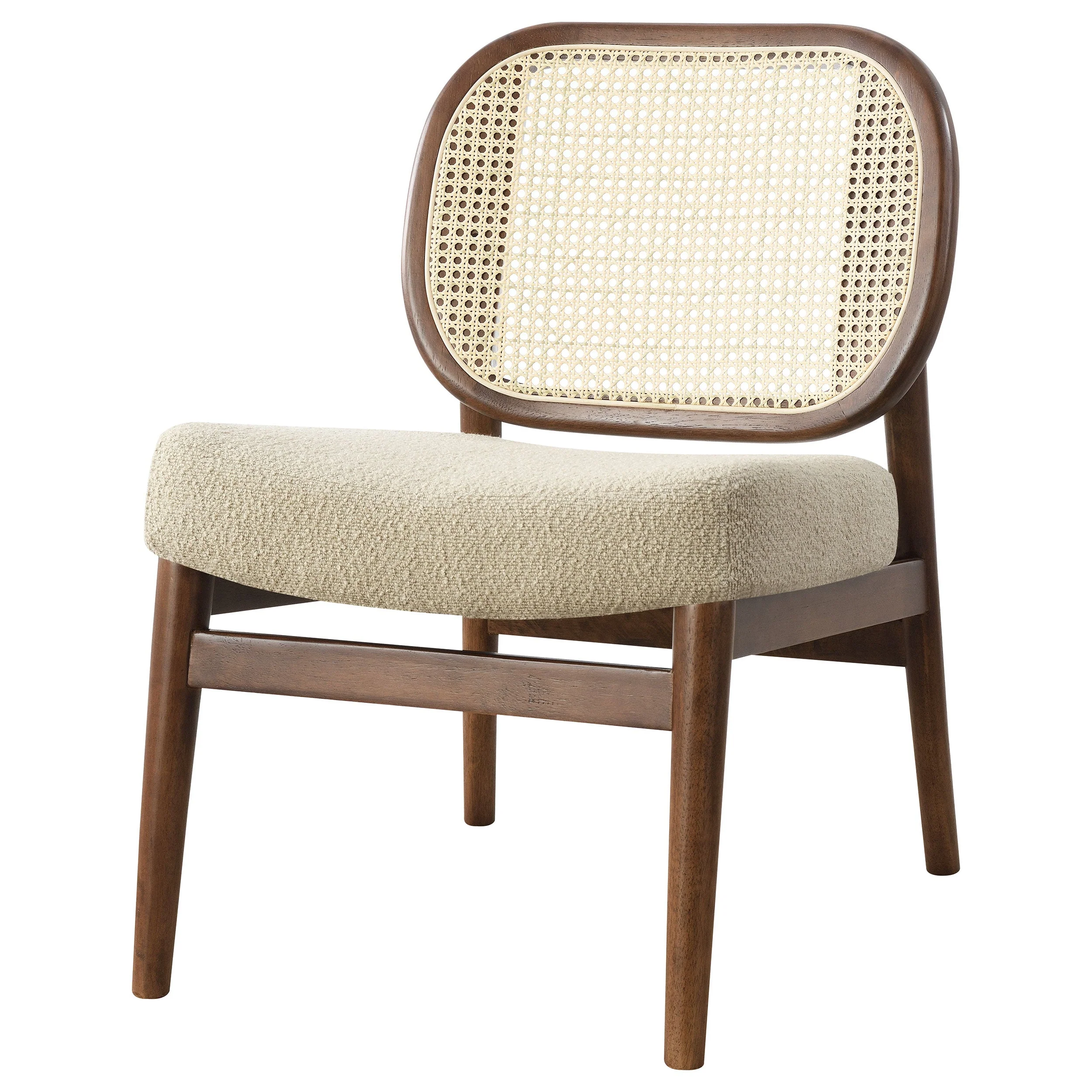 Rayo Rattan Cane Back Accent Chair with Padded Seat - Image 10