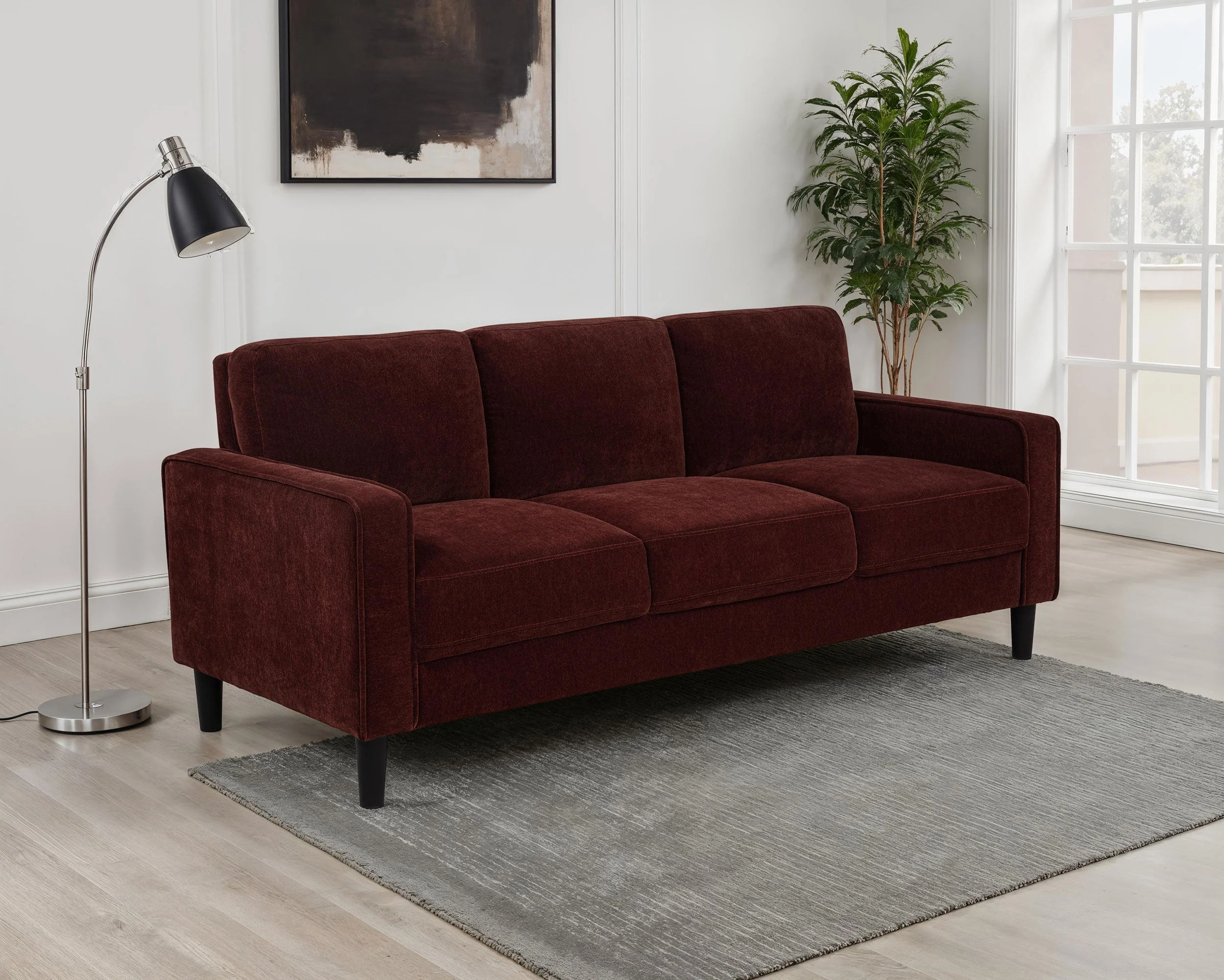 Ruth Upholstered Track Arm Sofa - Image 11