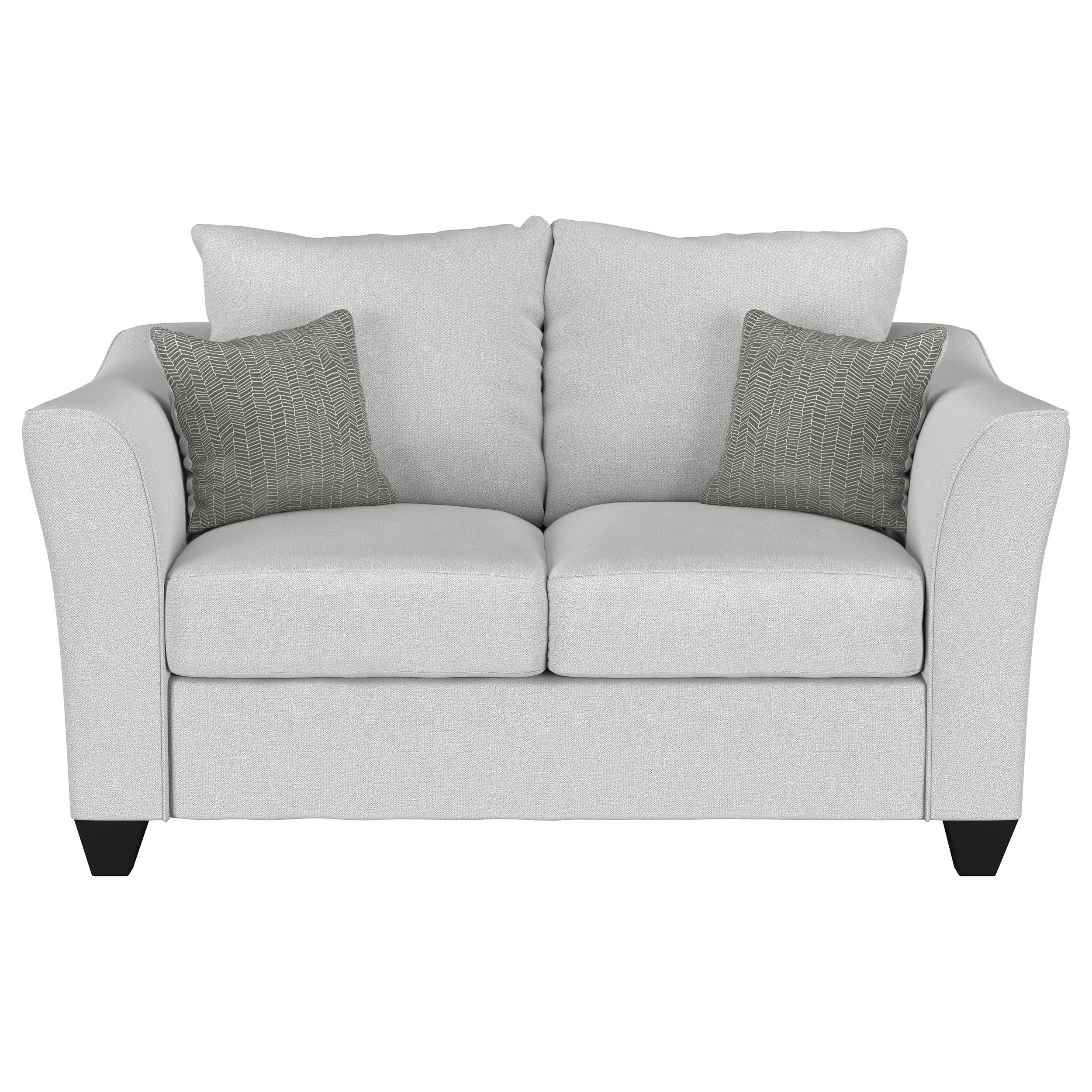 Salizar Upholstered Flared Arm Loveseat - Image 7