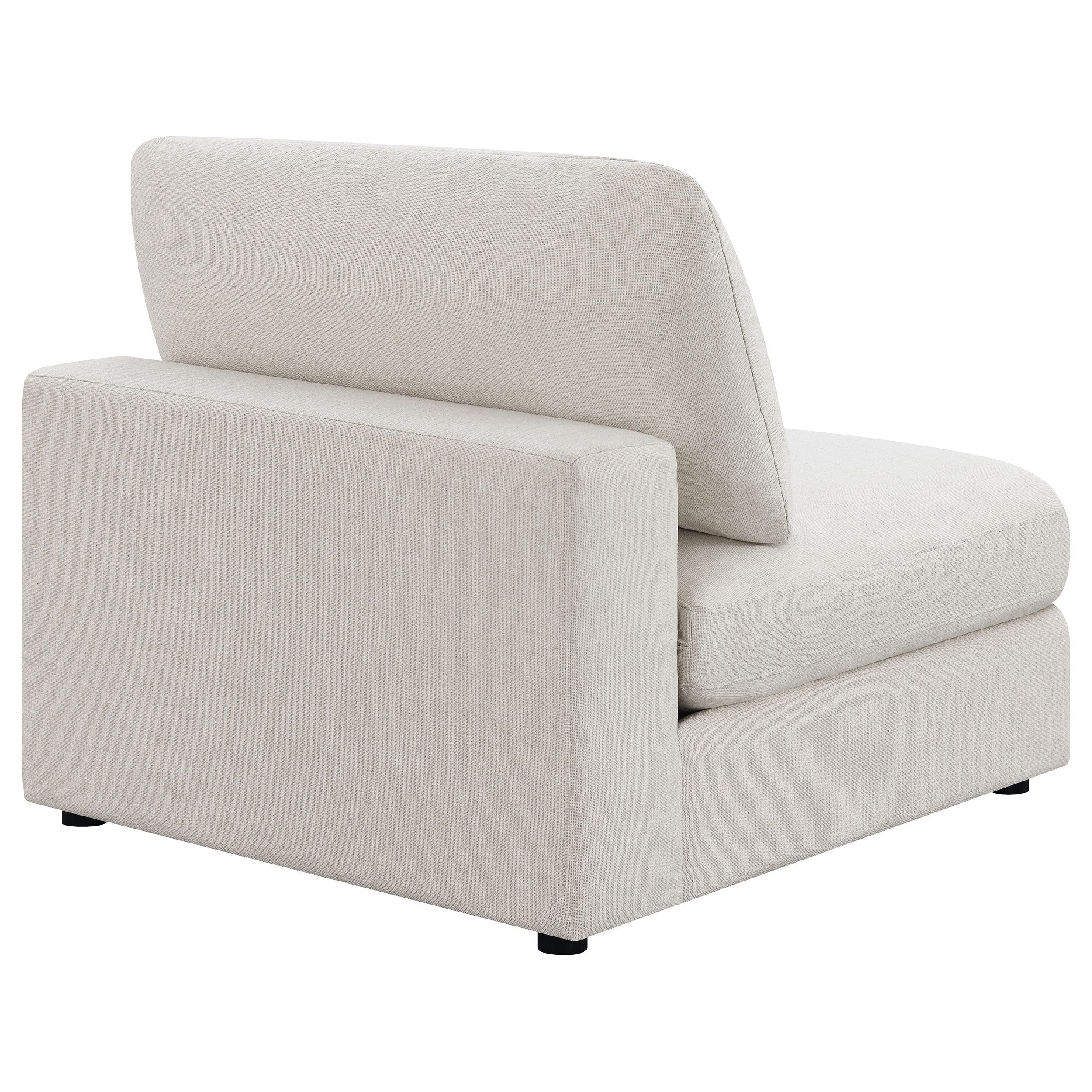 Serene Upholstered Armless Chair - Image 15