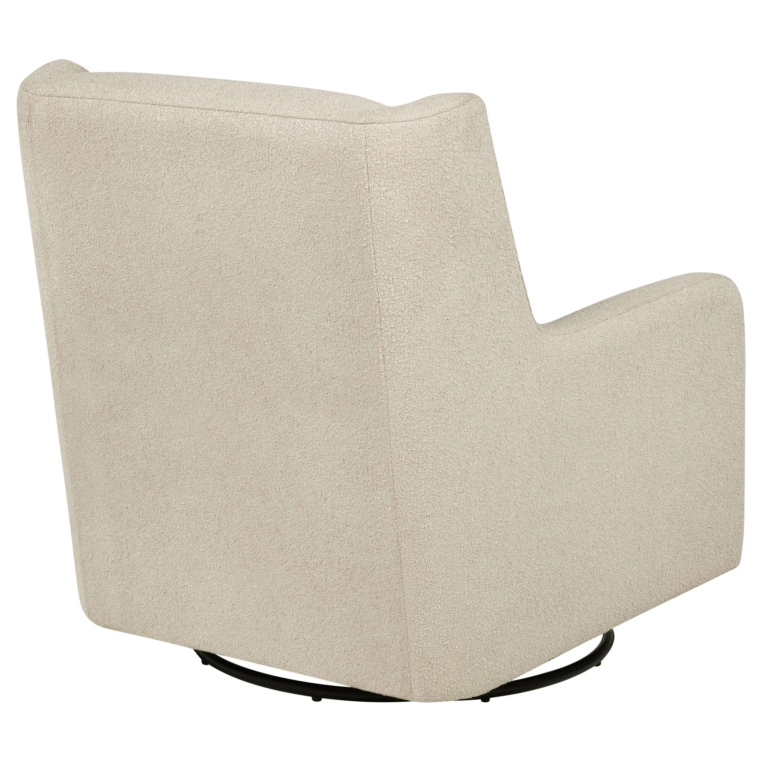 Serra Boucle Upholstered Swivel Glider - Image 17