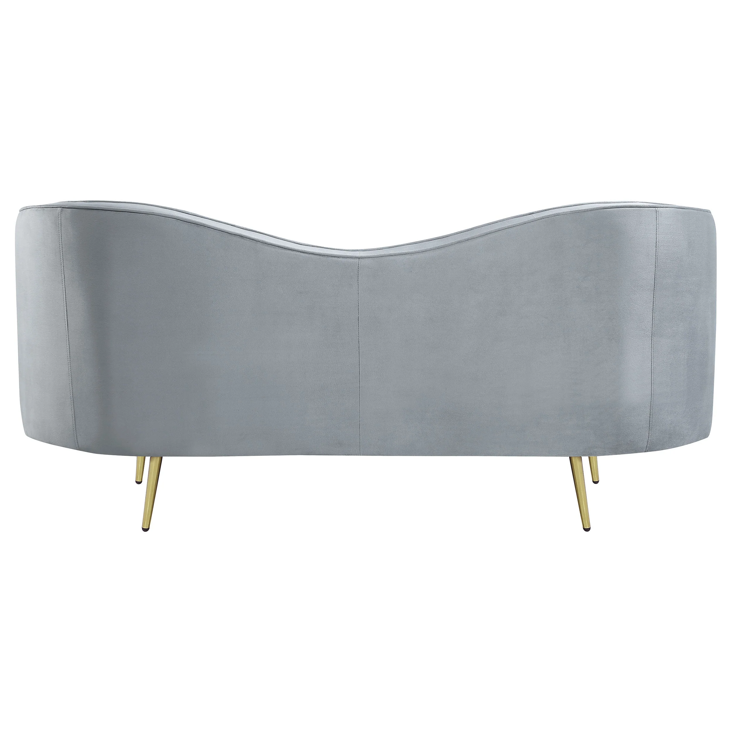 Sophia Upholstered Channel Tufted Sofa Set - Image 18