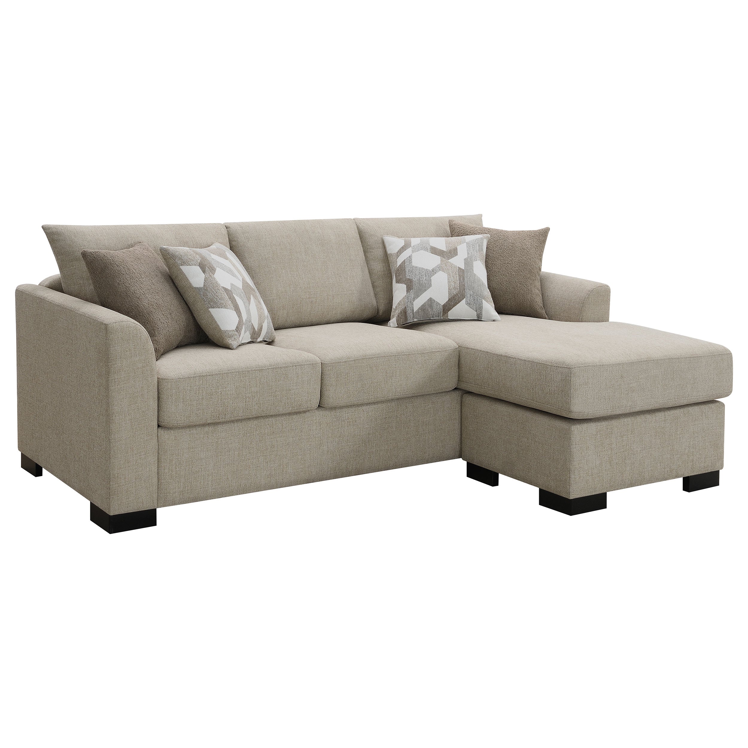 Storey Upholstered Sleeper Sectional Chaise Sofa - Image 5