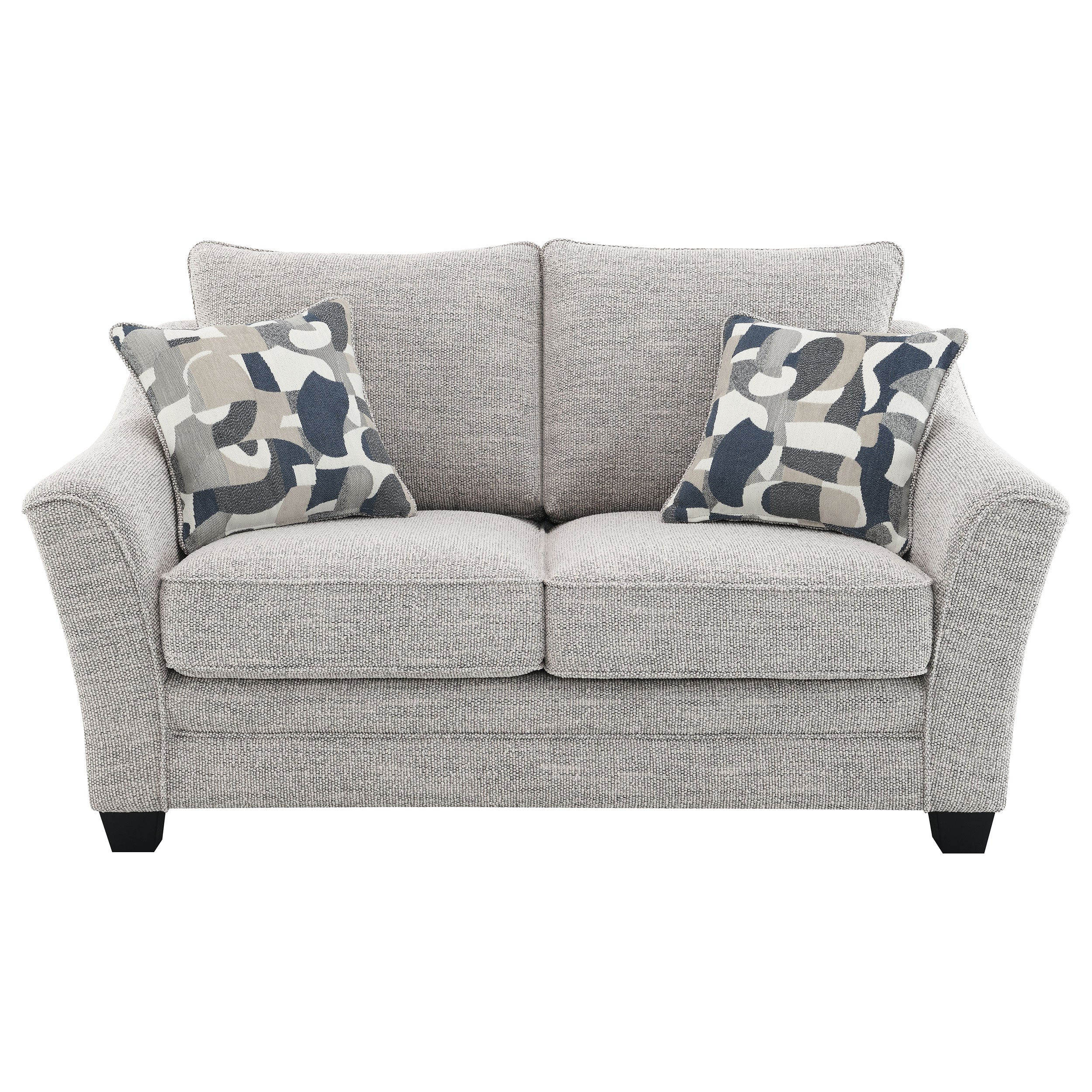 Tomkins Boucle Upholstered Sofa Set Light Grey - Image 17