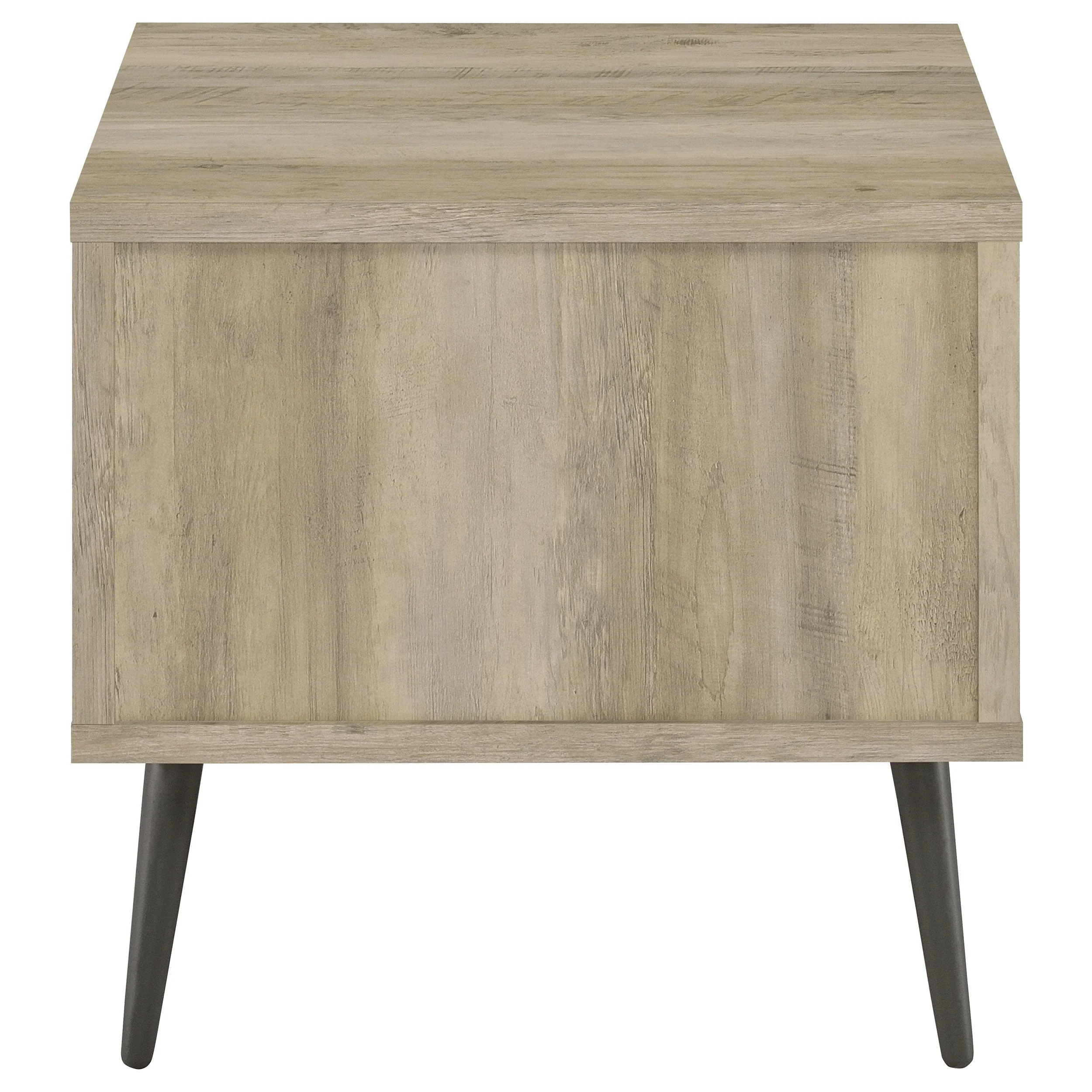 Welsh Square Engineered Wood Side End Table Distressed Pine - Image 8