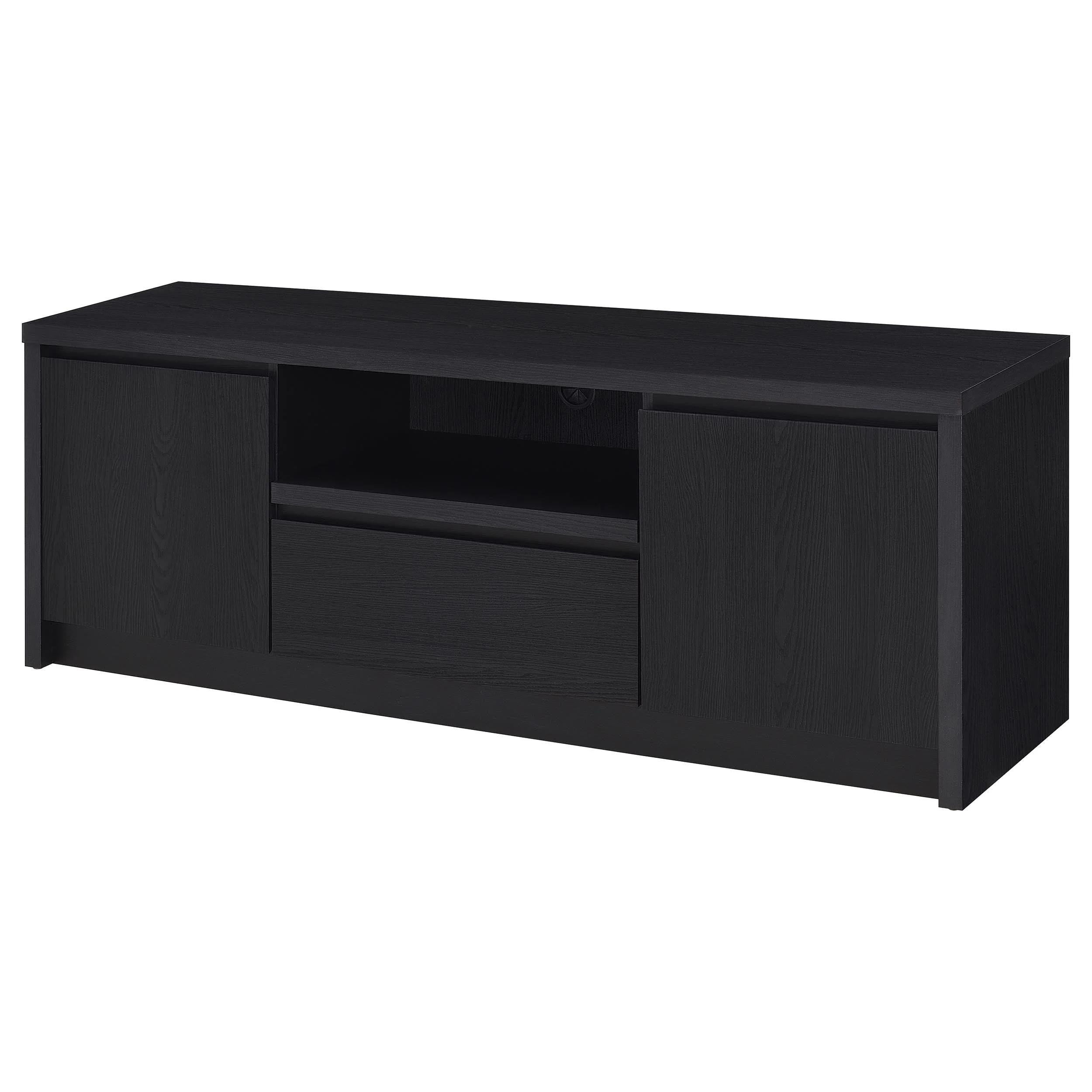 Winfield 60-inch 2-door TV Stand Media Console Black - Image 6