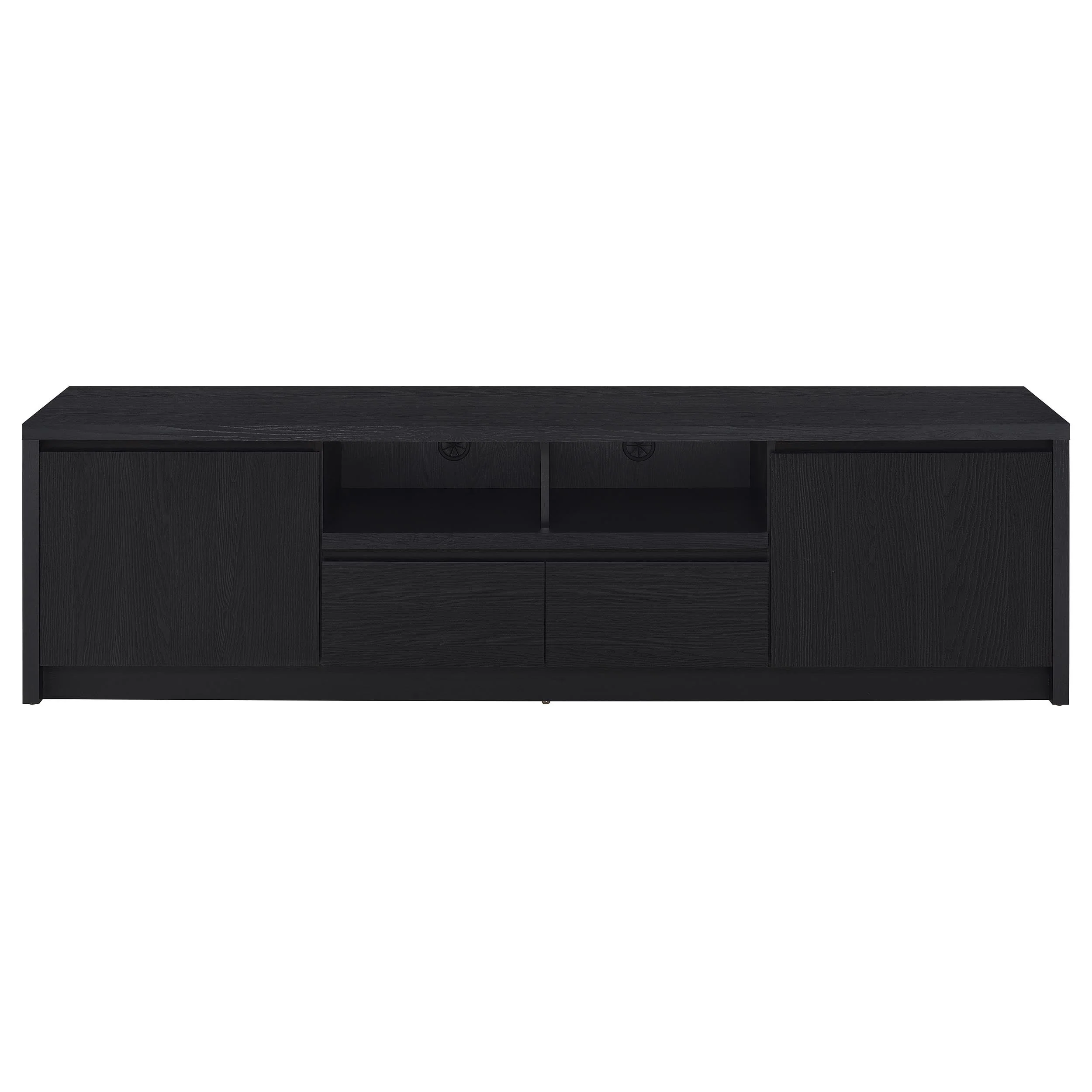 Winfield 78-inch 2-door TV Stand Media Console Black - Image 5