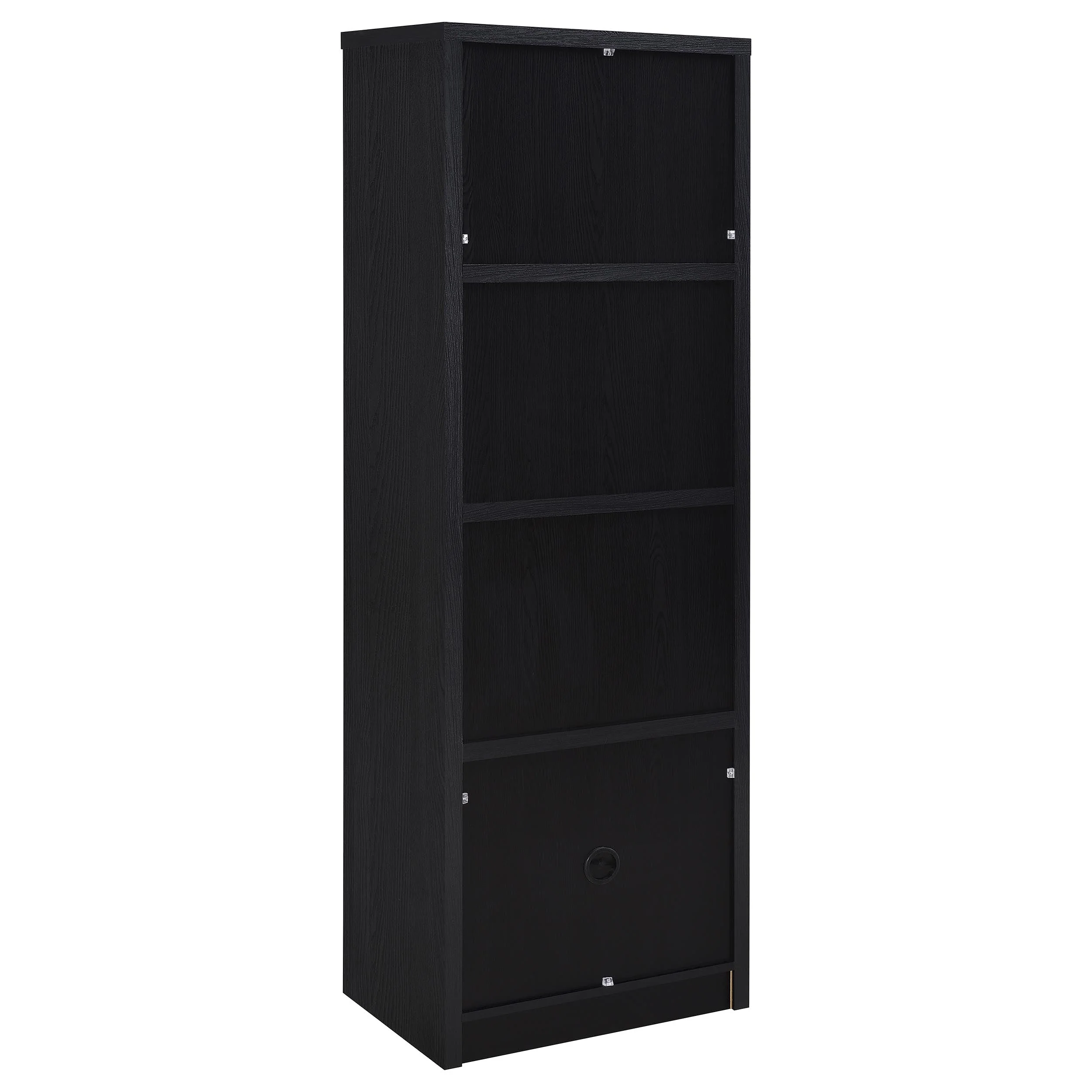 Winfield 3-sheld Media Tower Entertainment Pier Black - Image 8