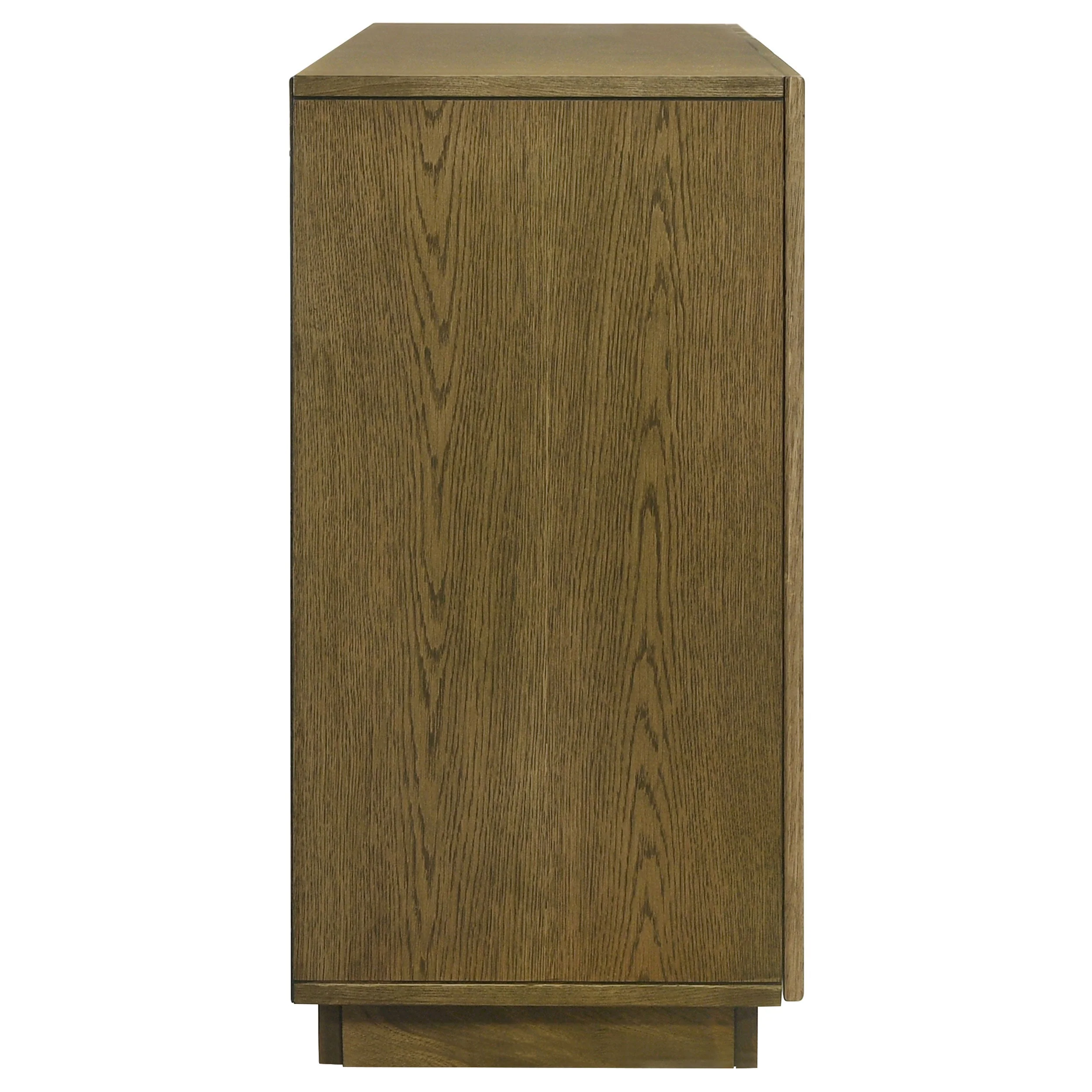 Castlewood 71-inch Dining Sideboard Buffet Server Brown Oak - Image 11