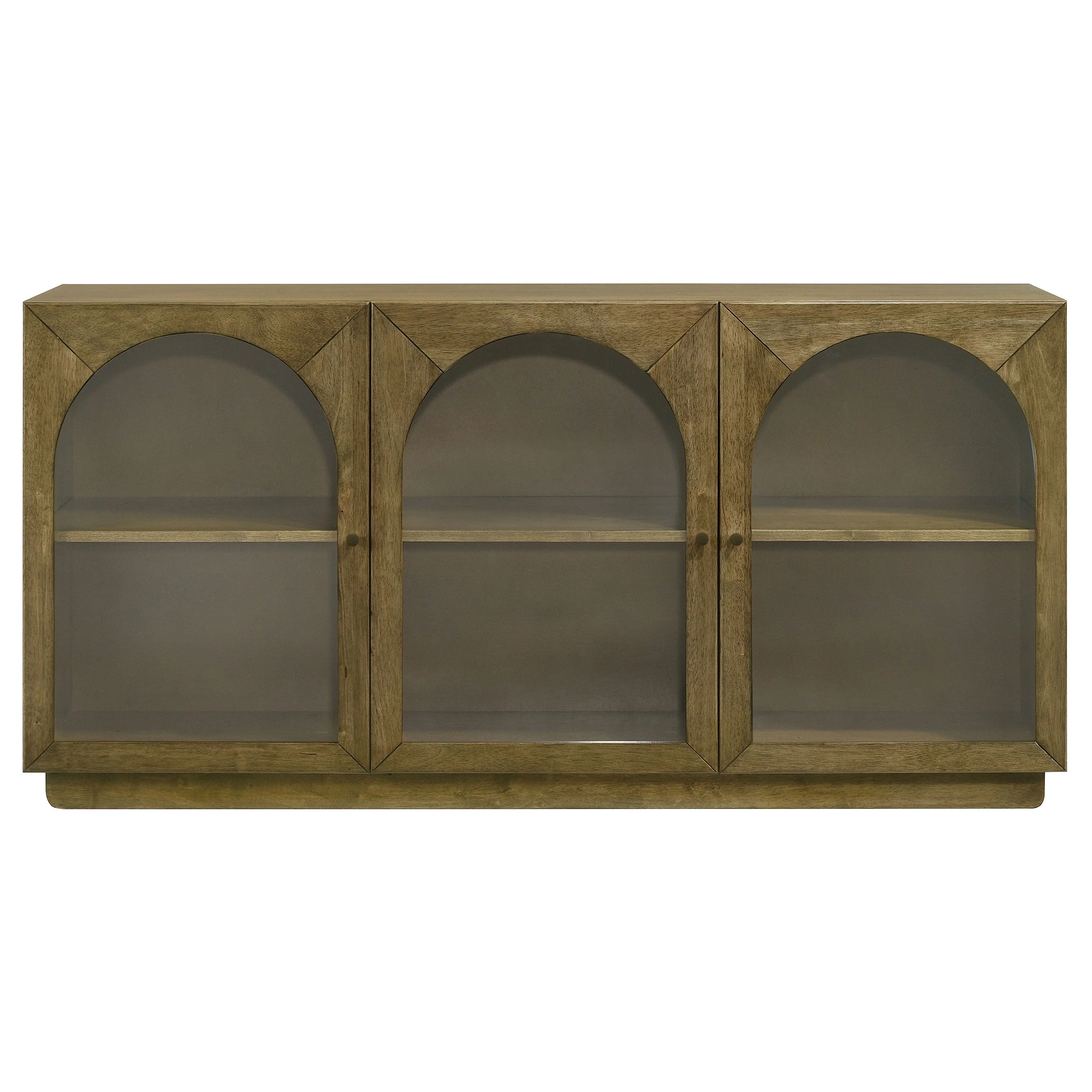 Castlewood 71-inch Dining Sideboard Buffet Server Brown Oak - Image 4