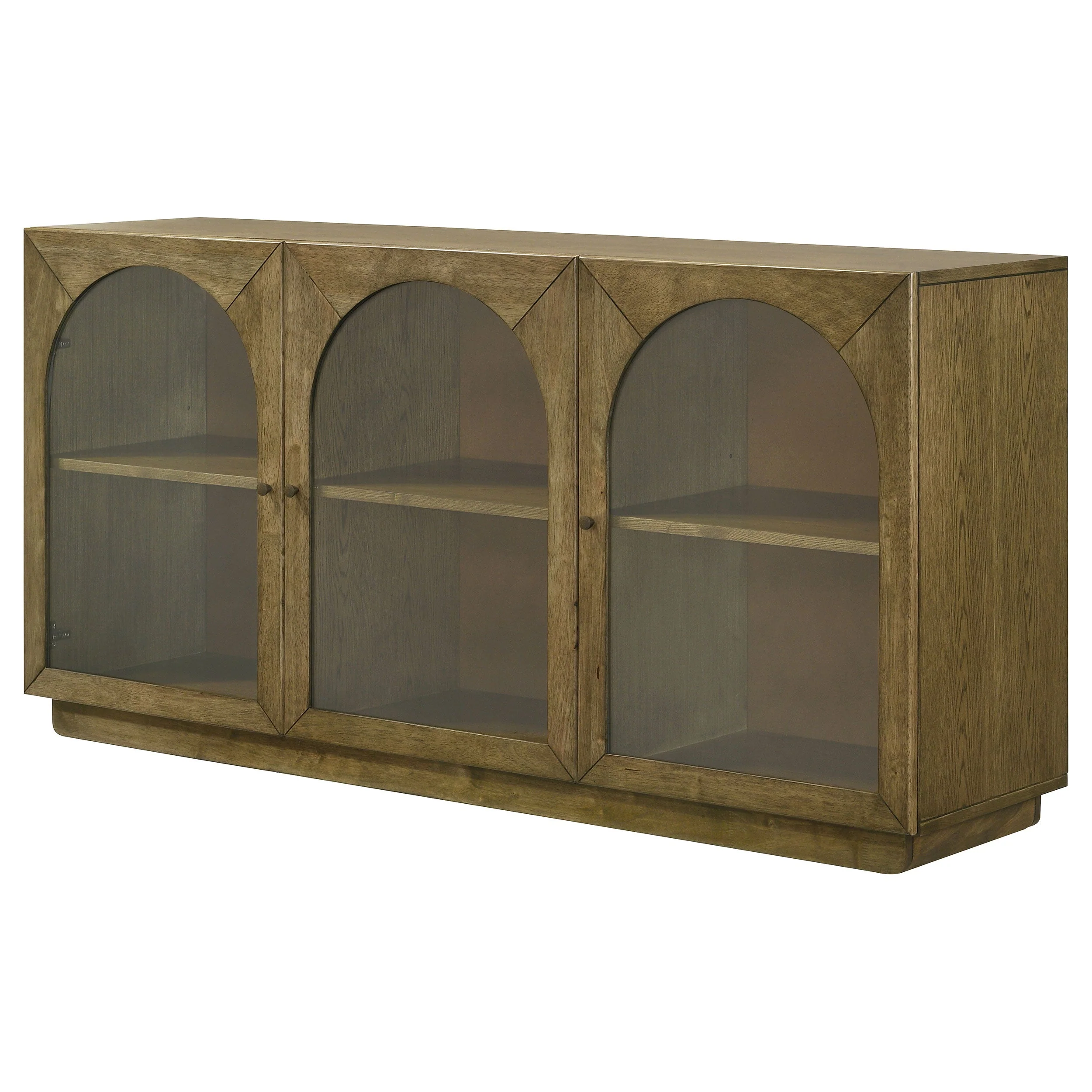 Castlewood 71-inch Dining Sideboard Buffet Server Brown Oak - Image 6