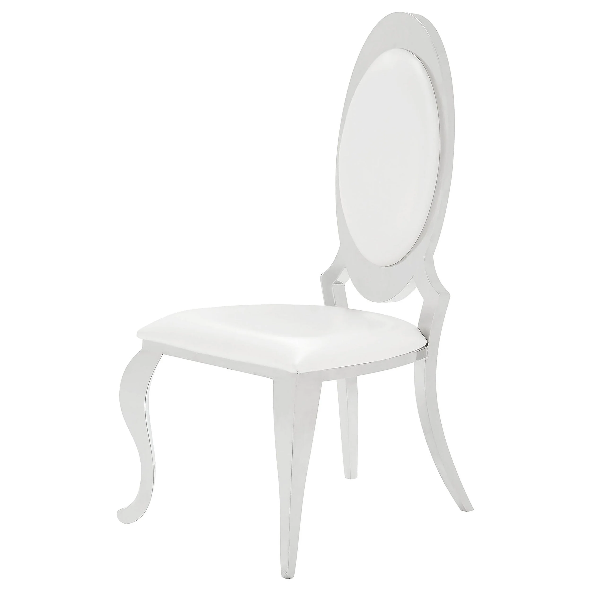 Anchorage Upholstered Dining Chair Cream White (Set of 2) - Image 6