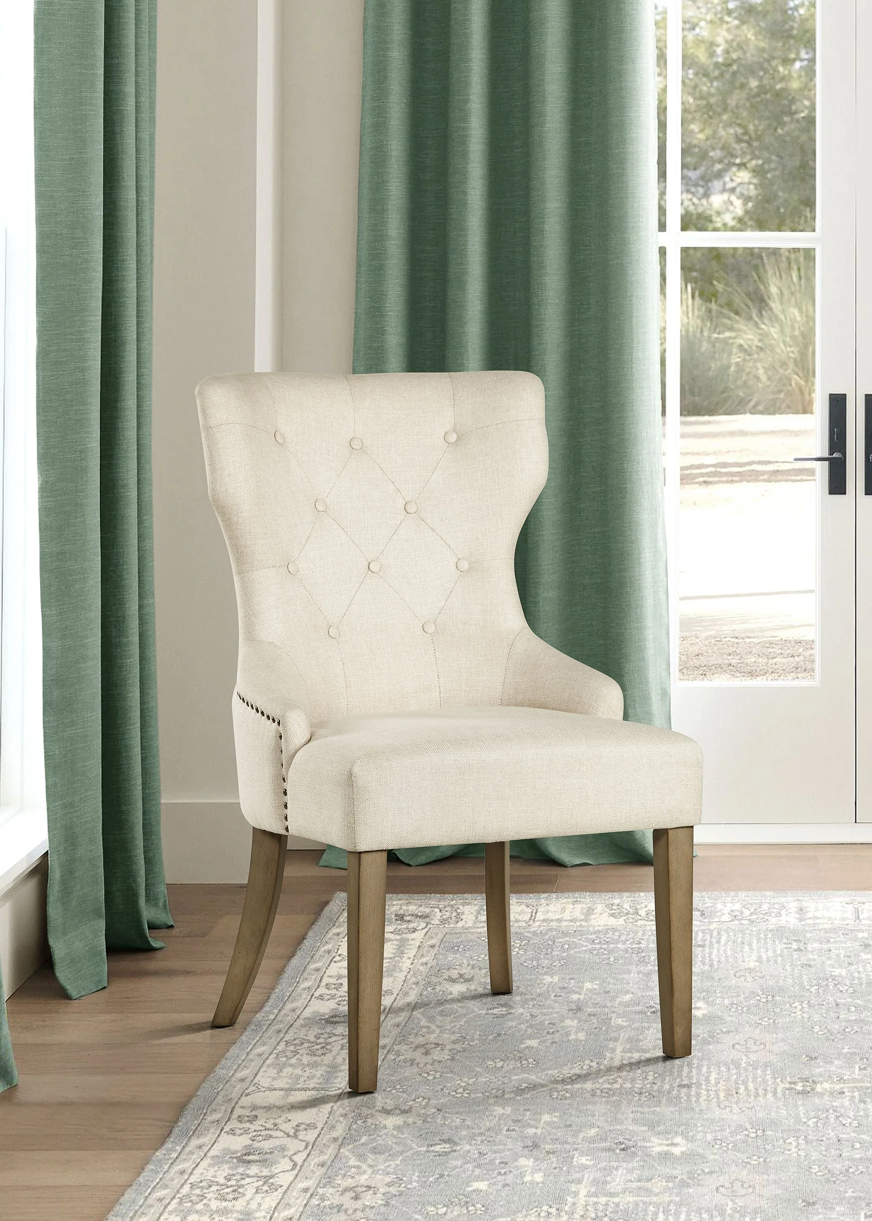 Baney Tufted Upholstered Dining Chair - Image 7