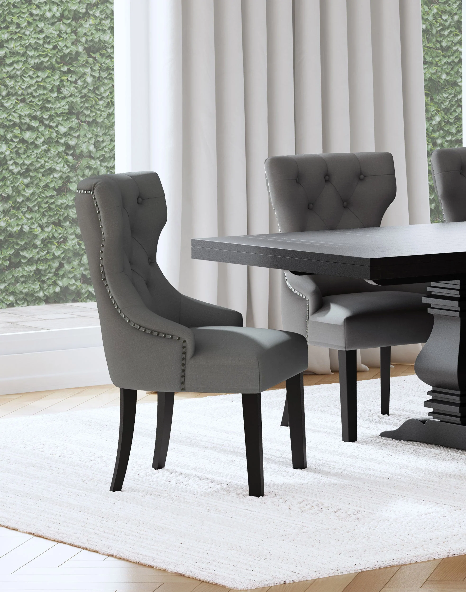 Baney Tufted Upholstered Dining Chair - Image 9