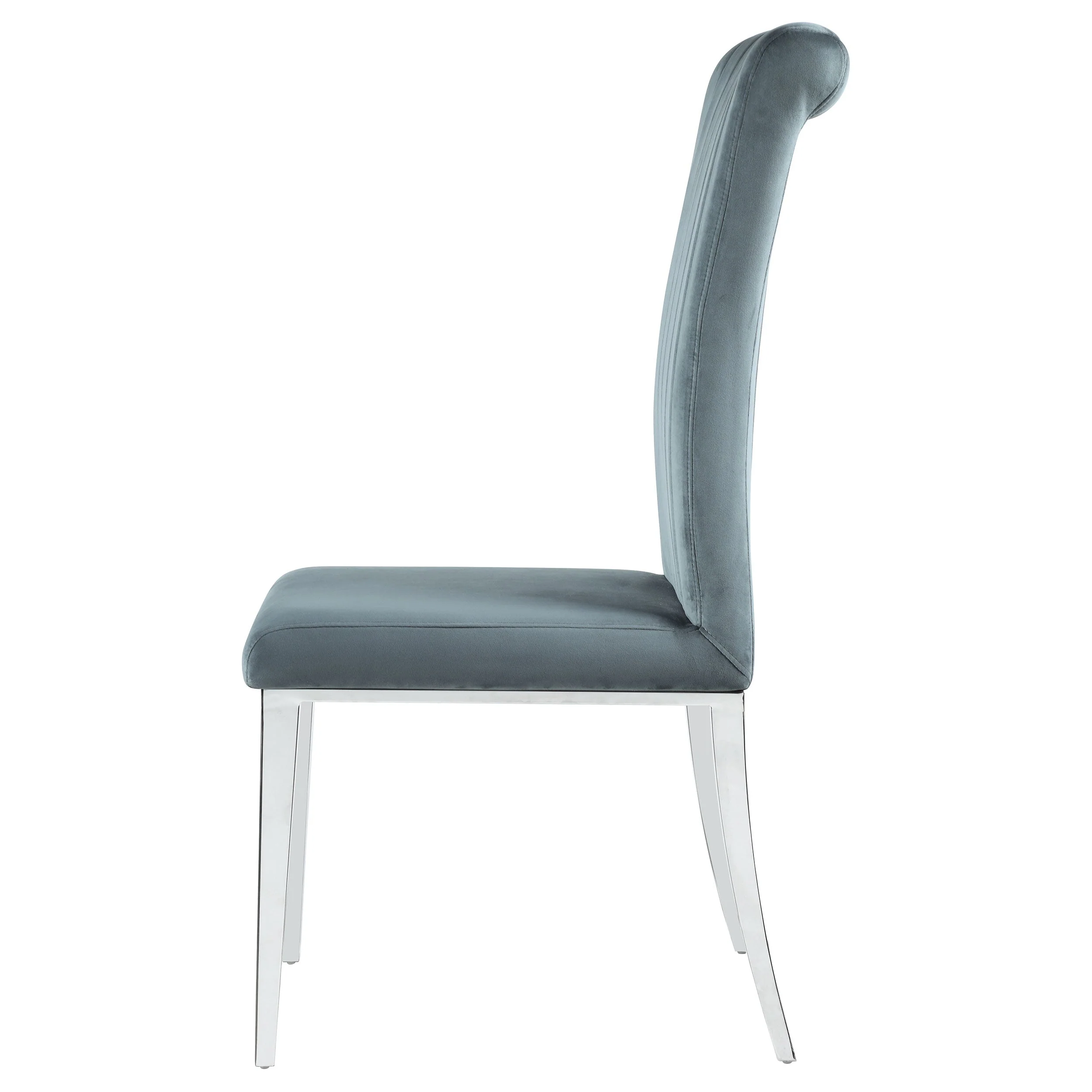 Beaufort Upholstered Dining Side Chair Steel Grey (Set of 2) - Image 7